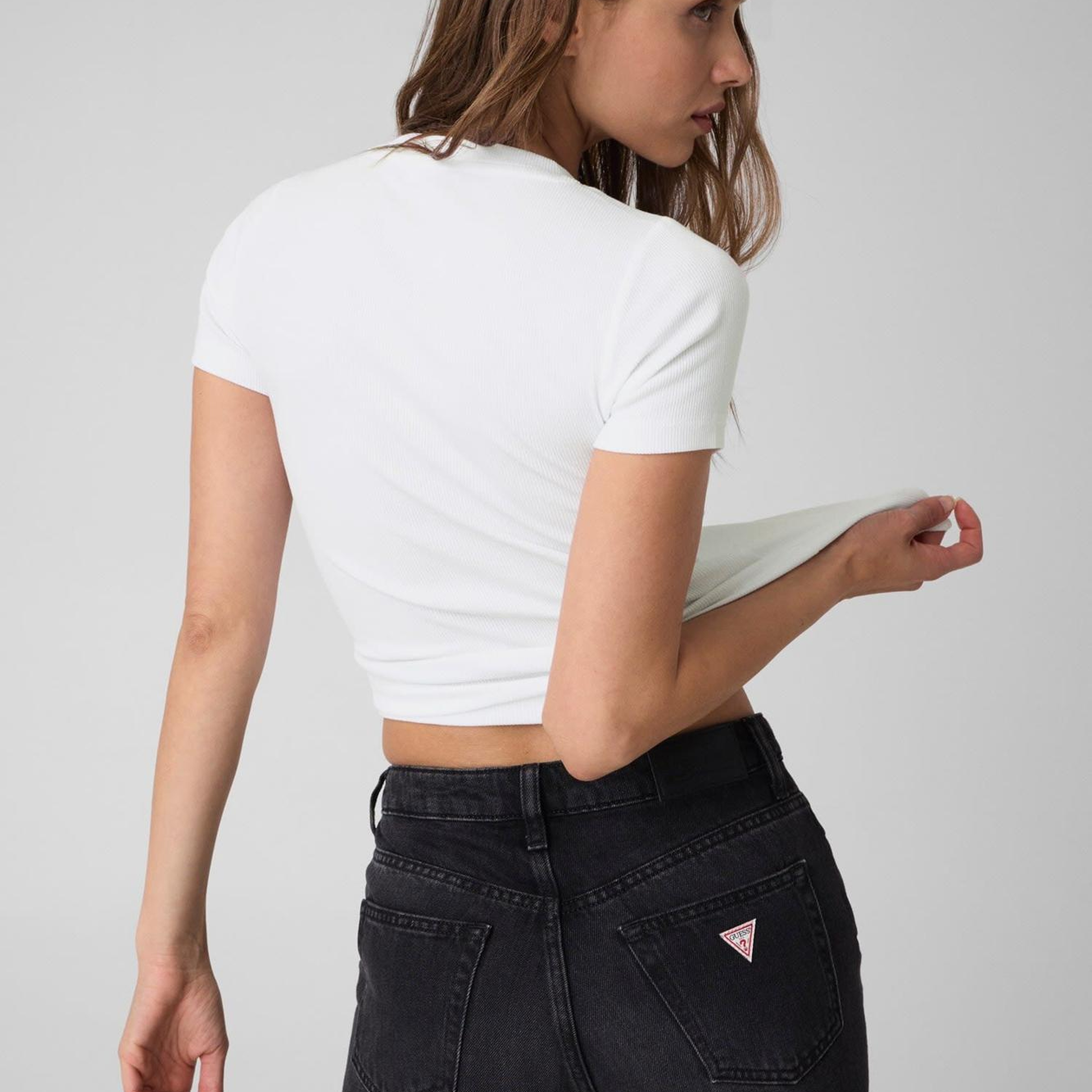 Guess Jeans Kadın Slim Fit T-Shirt
