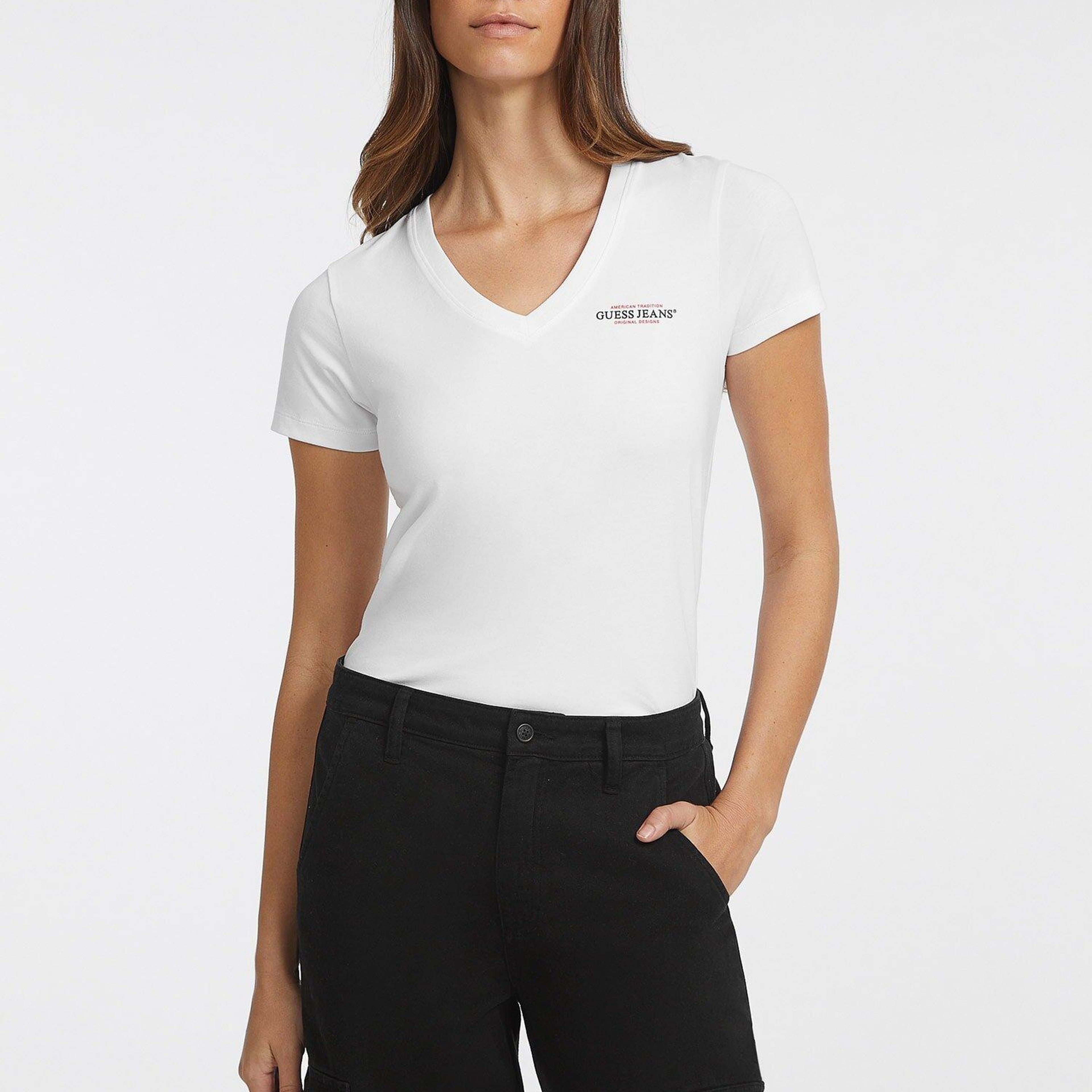 Guess Jeans Kadın Slim Fit T-Shirt