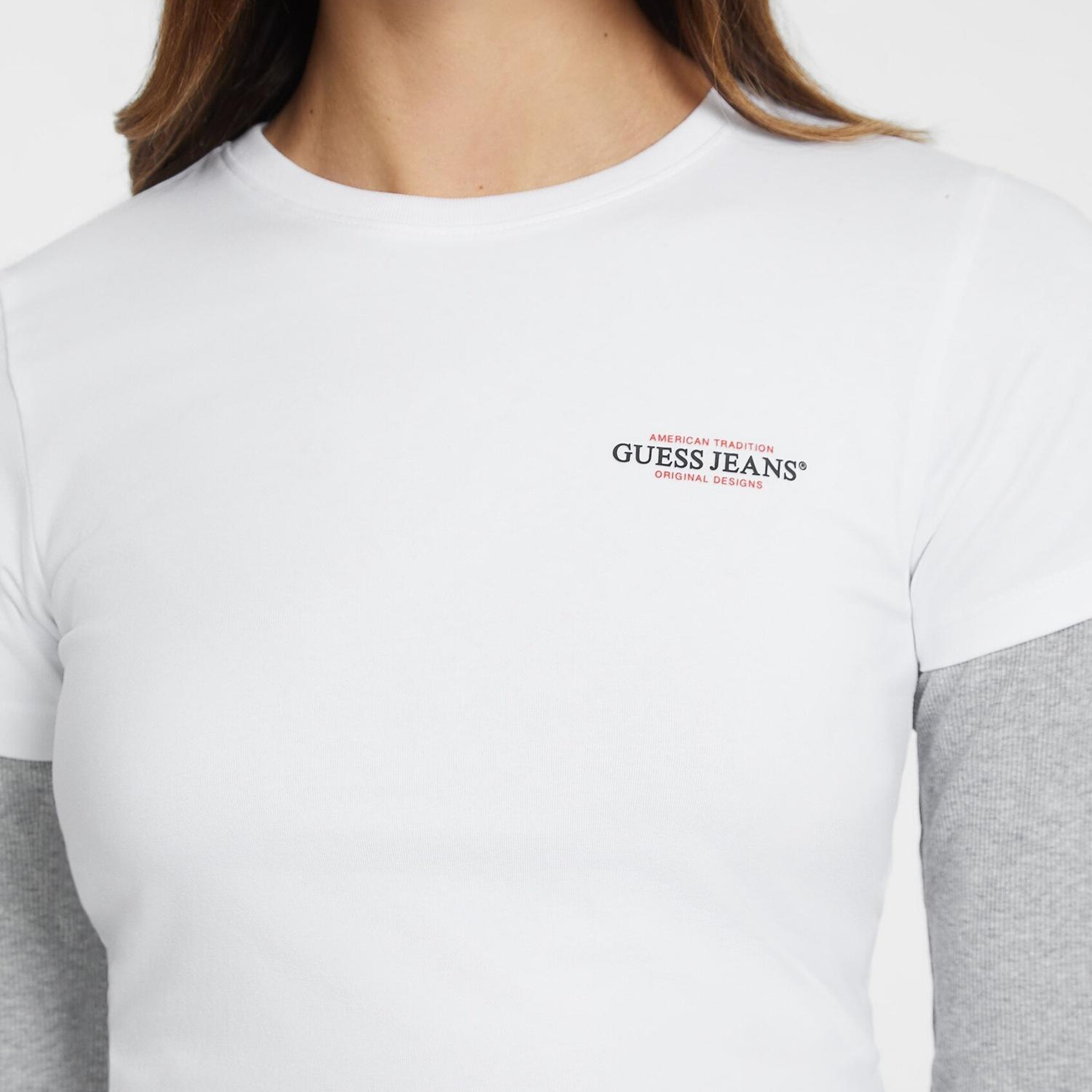 Guess Jeans Kadın Slim Fit T-Shirt