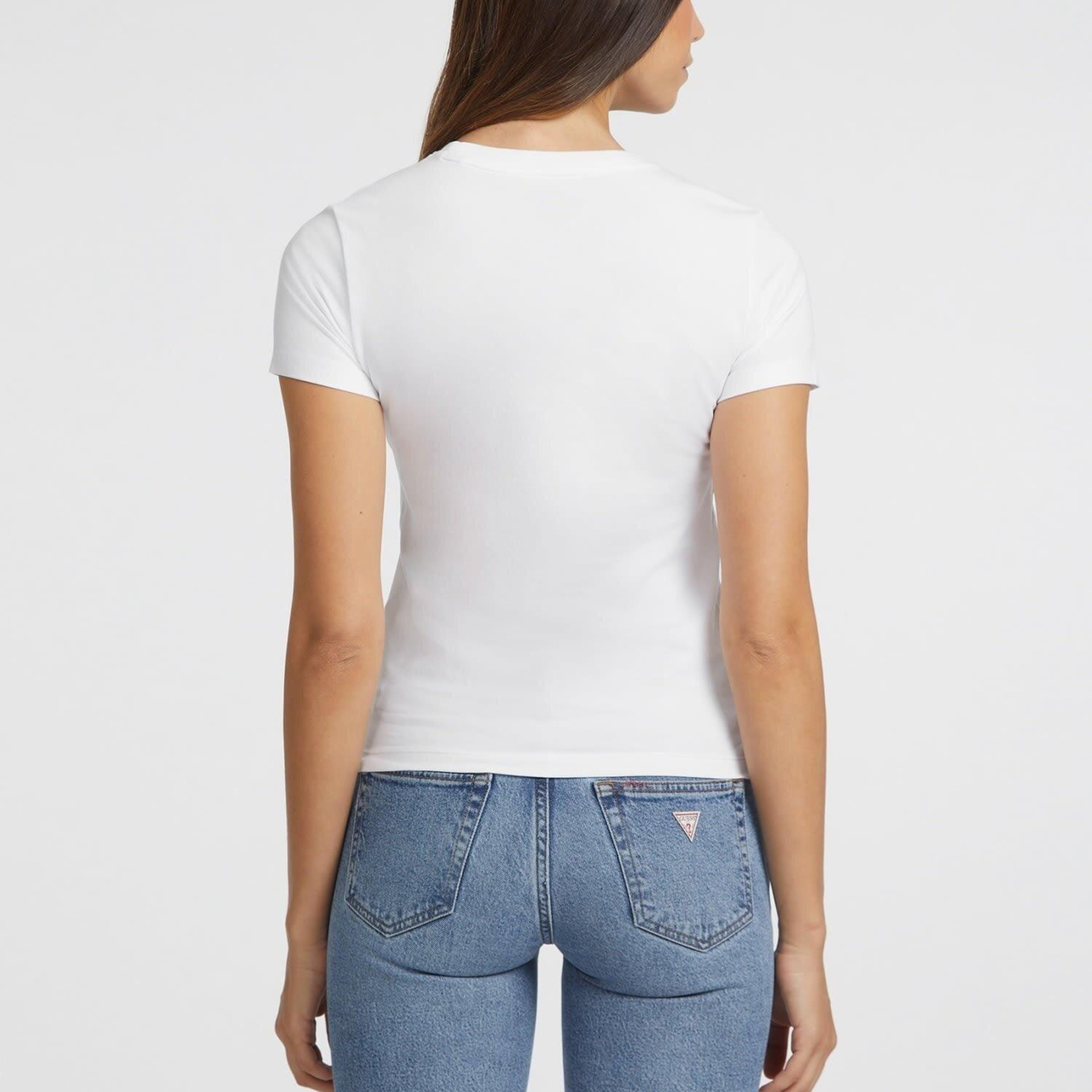 Guess Jeans Kadın Slim Fit T-Shirt