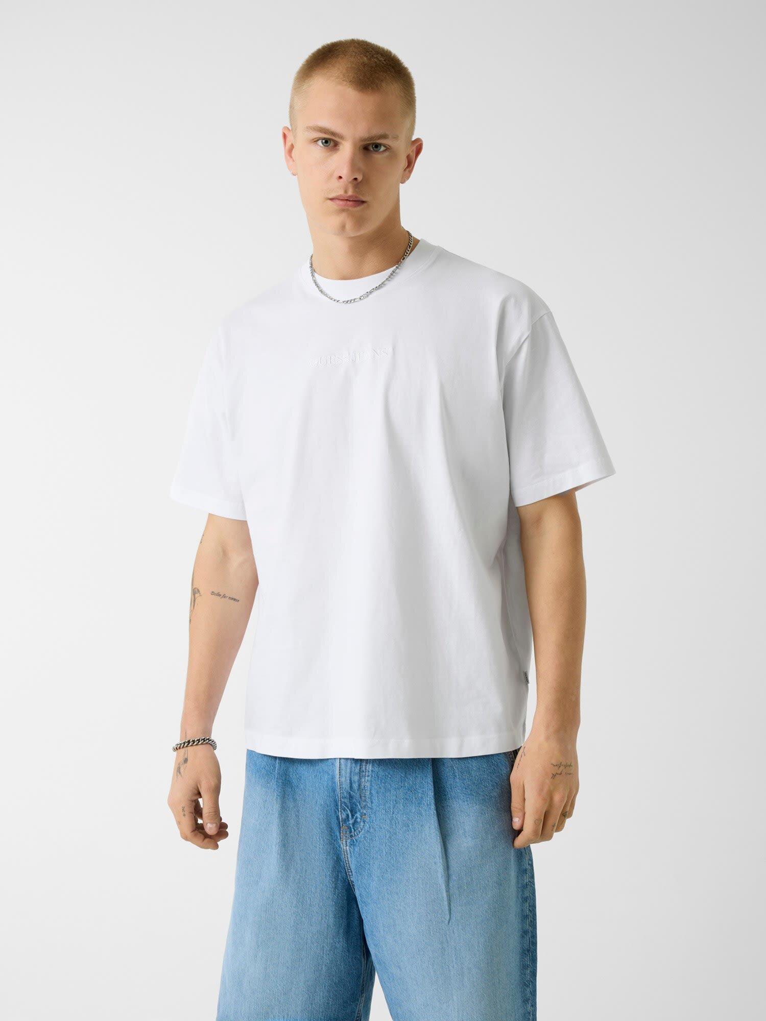 Guess Jeans Erkek Oversize Fit T-Shirt