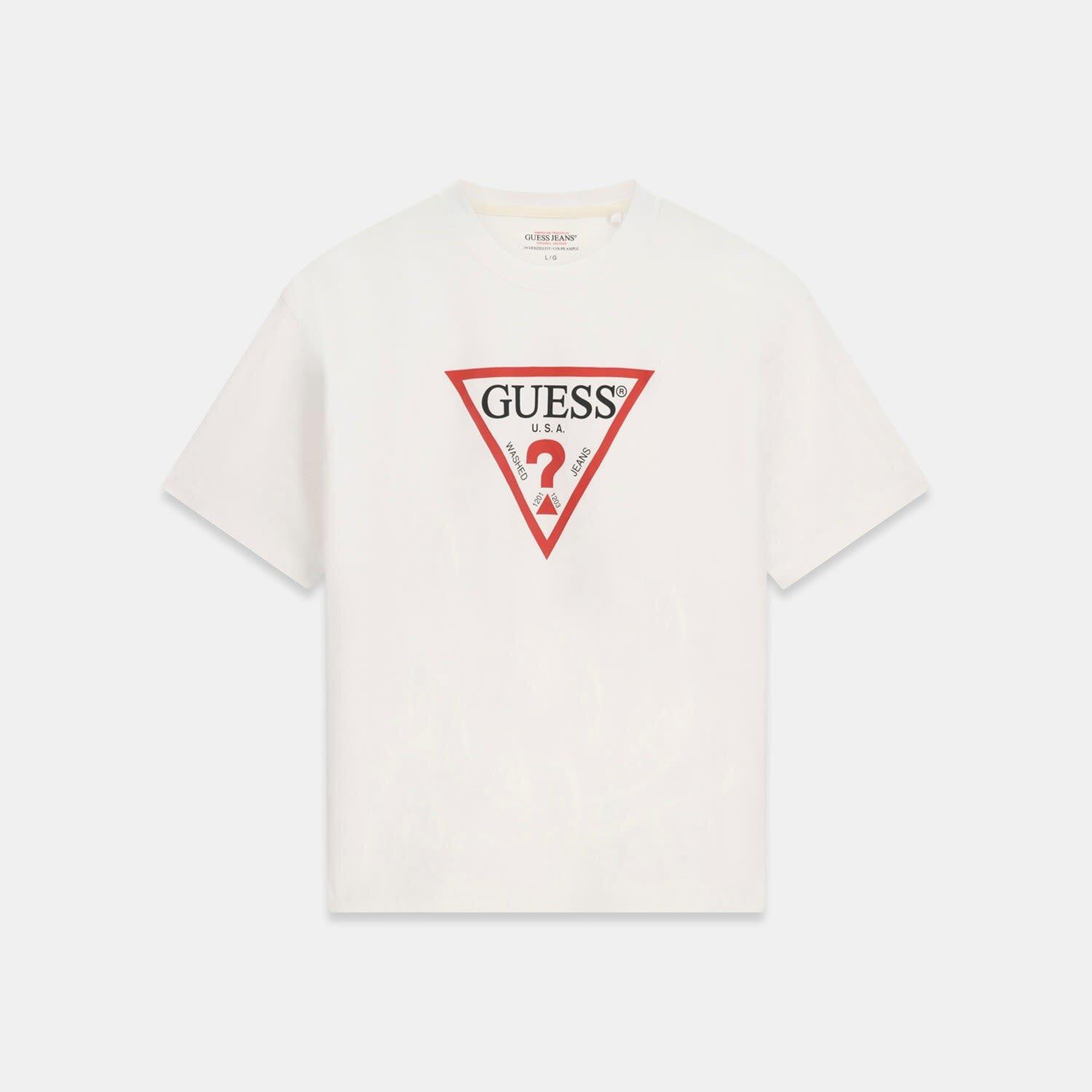 Guess Jeans Erkek Oversize Fit T-Shirt