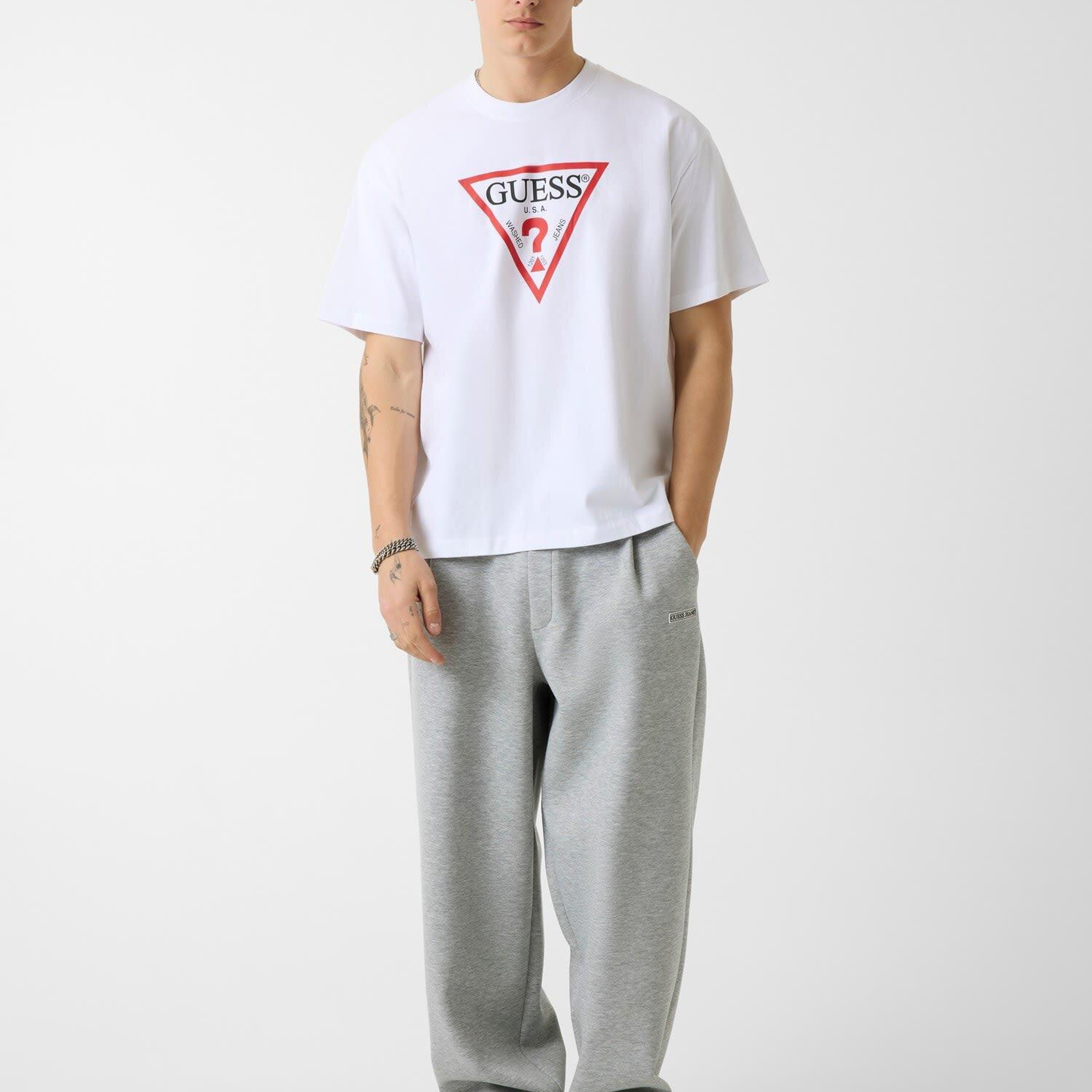 Guess Jeans Erkek Oversize Fit T-Shirt