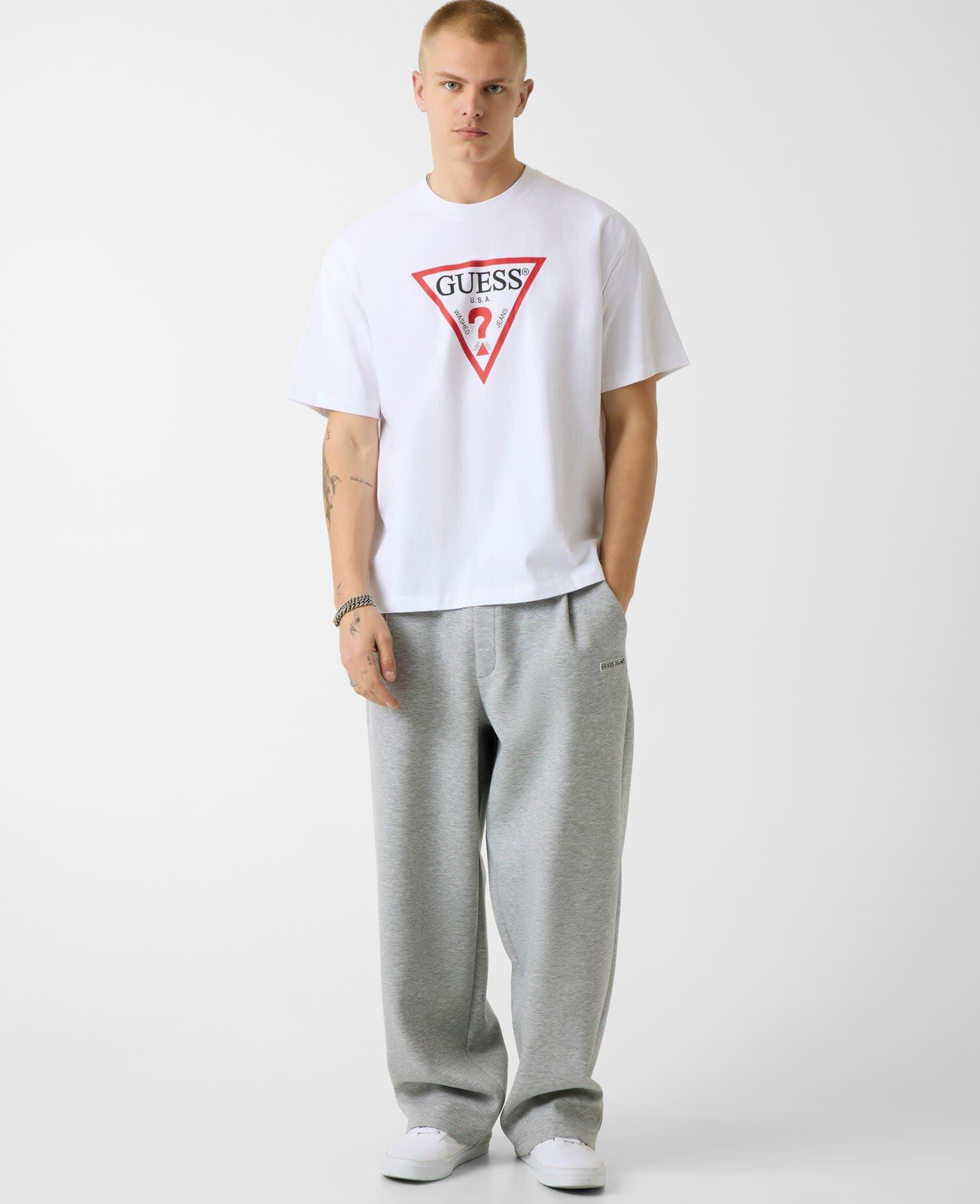 Guess Jeans Erkek Oversize Fit T-Shirt