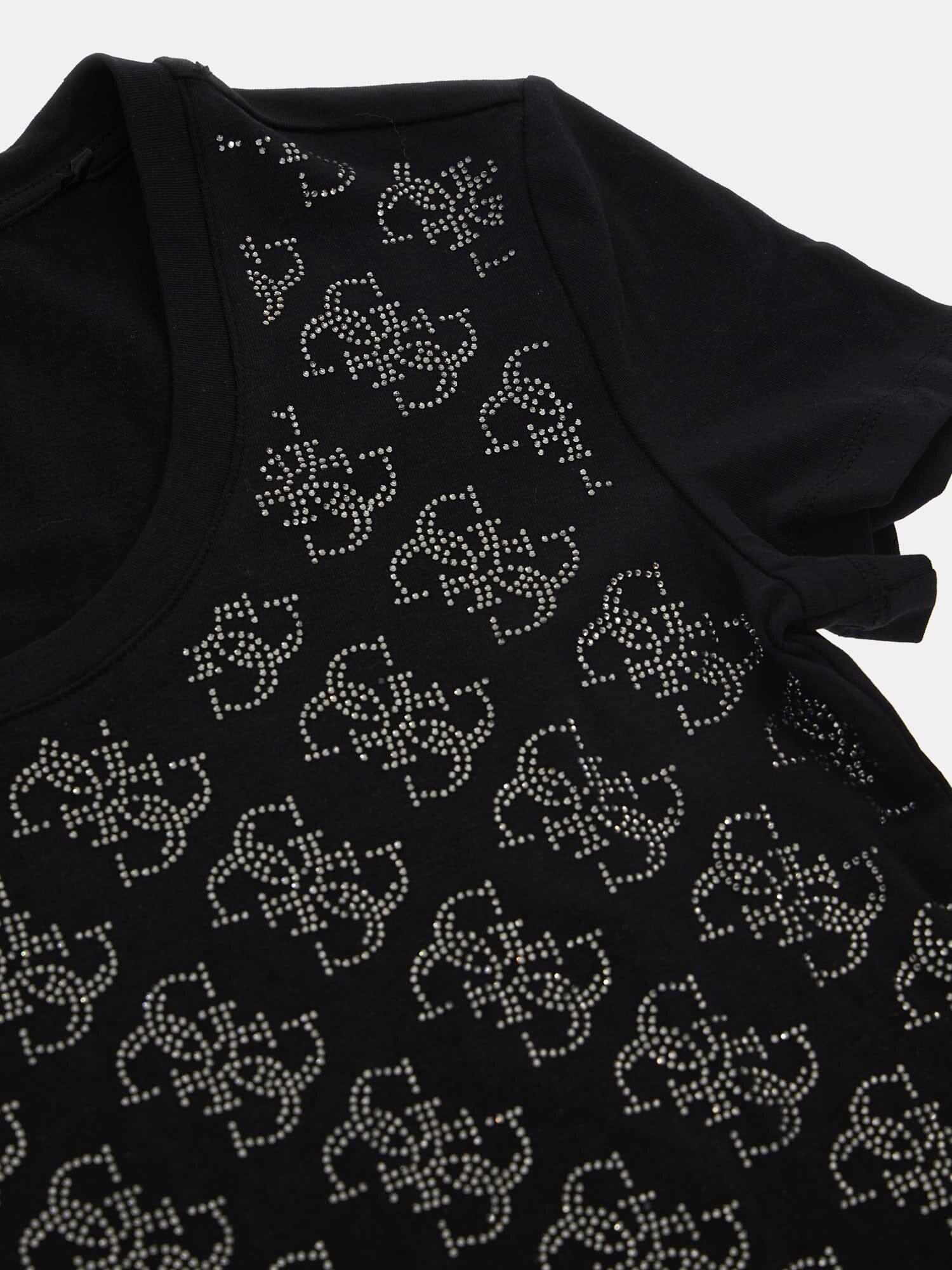 4G Allover Kadın Slim Fit T-Shirt