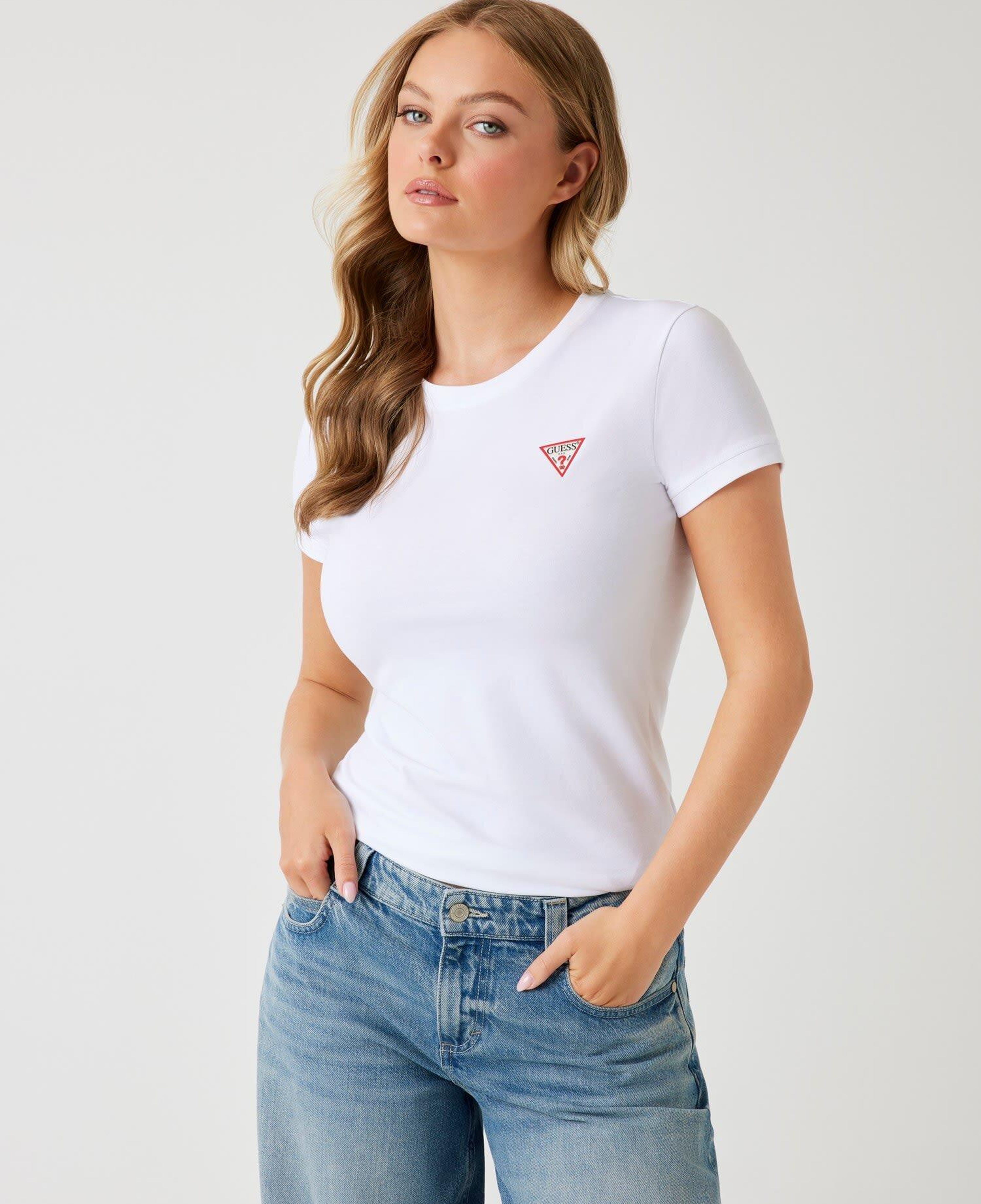 Mini Triangle Kadın Slim Fit T-Shirt