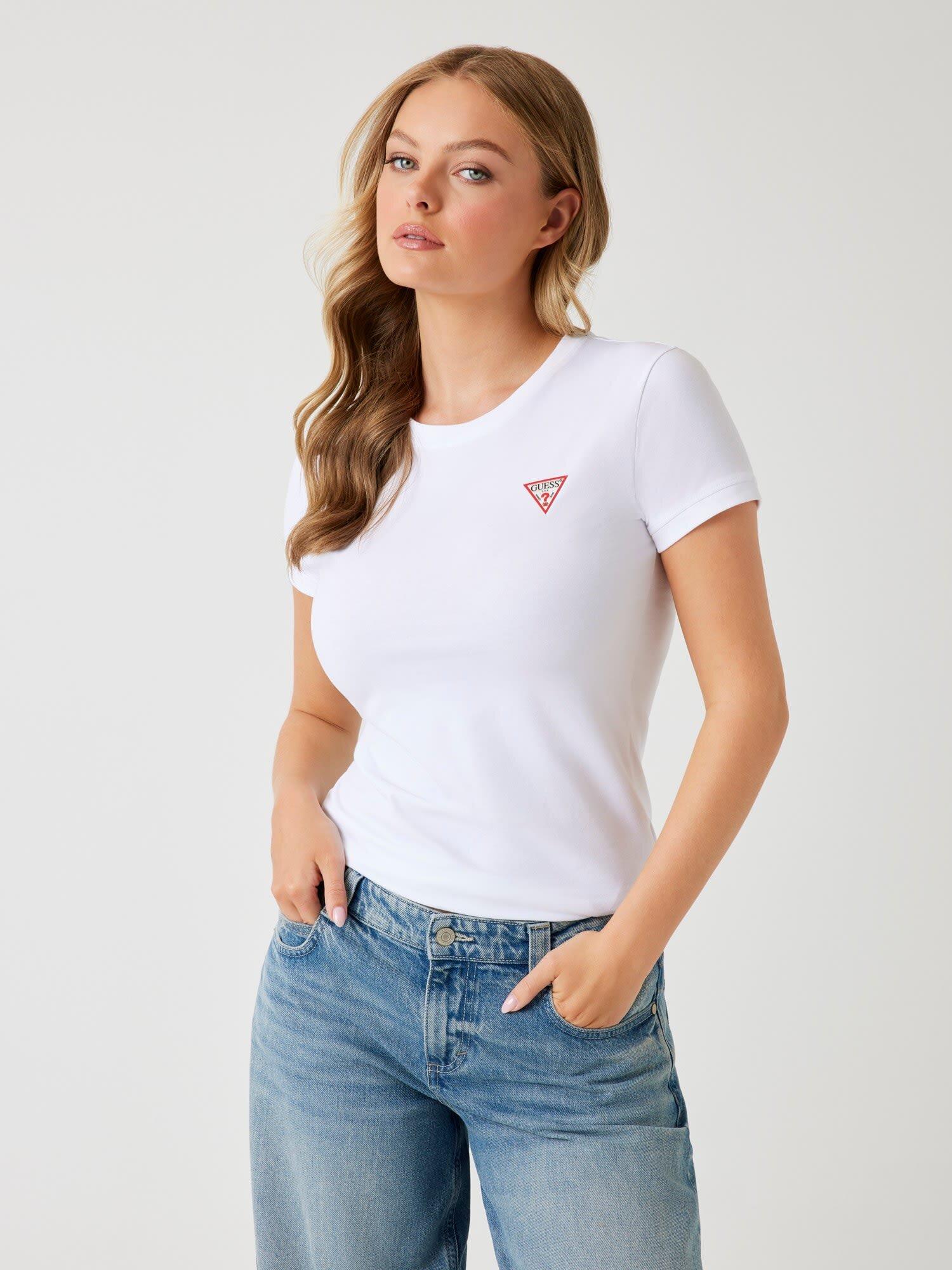 Mini Triangle Kadın Slim Fit T-Shirt