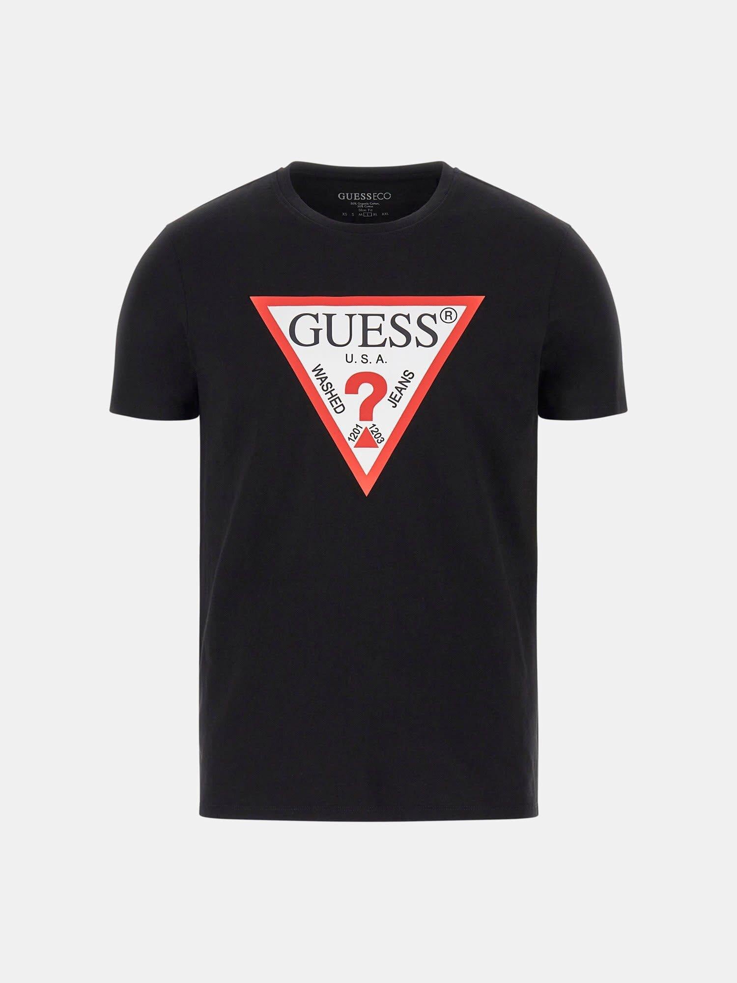 Original Logo Erkek Slim Fit T-Shirt