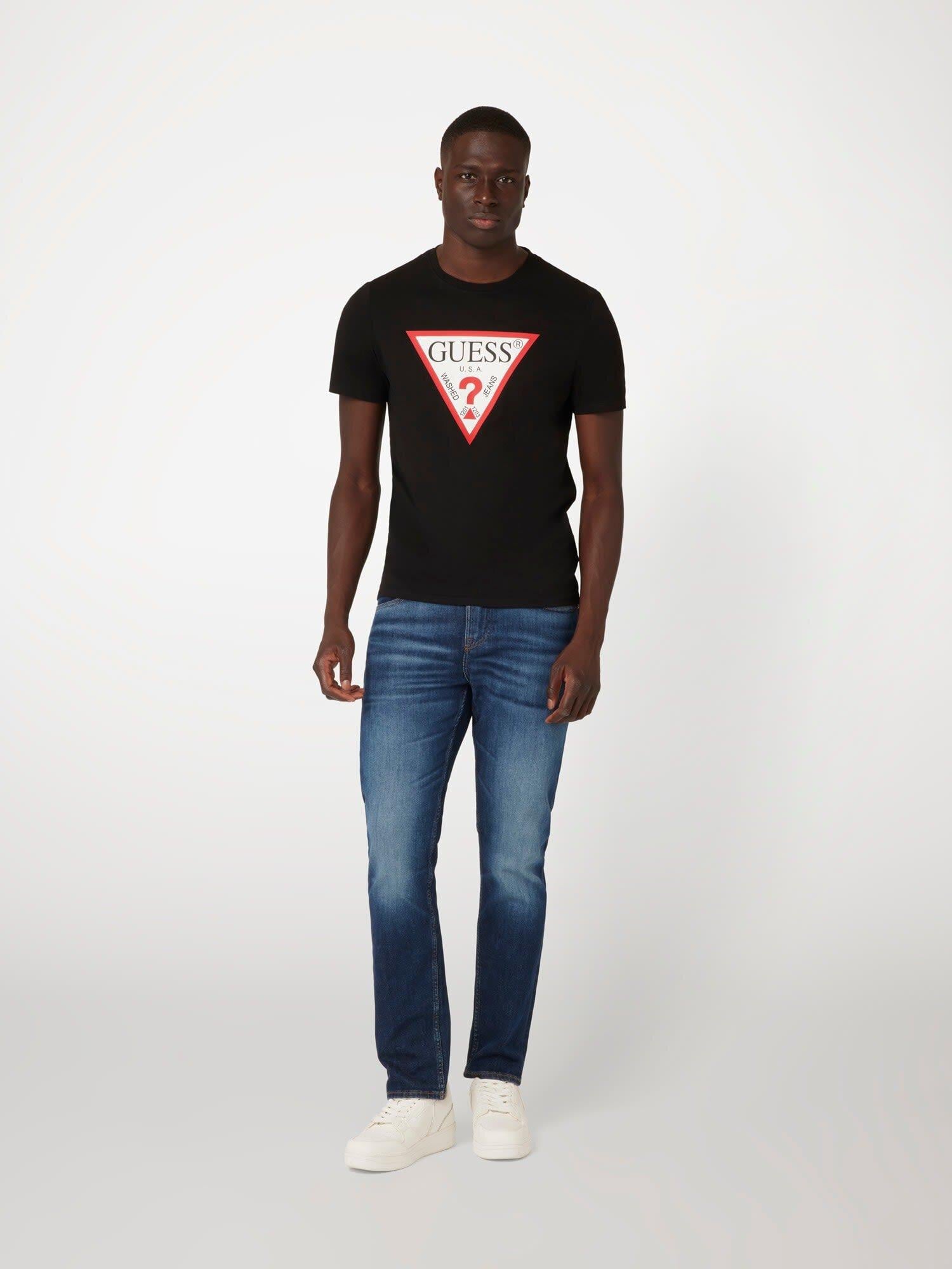 Original Logo Erkek Slim Fit T-Shirt