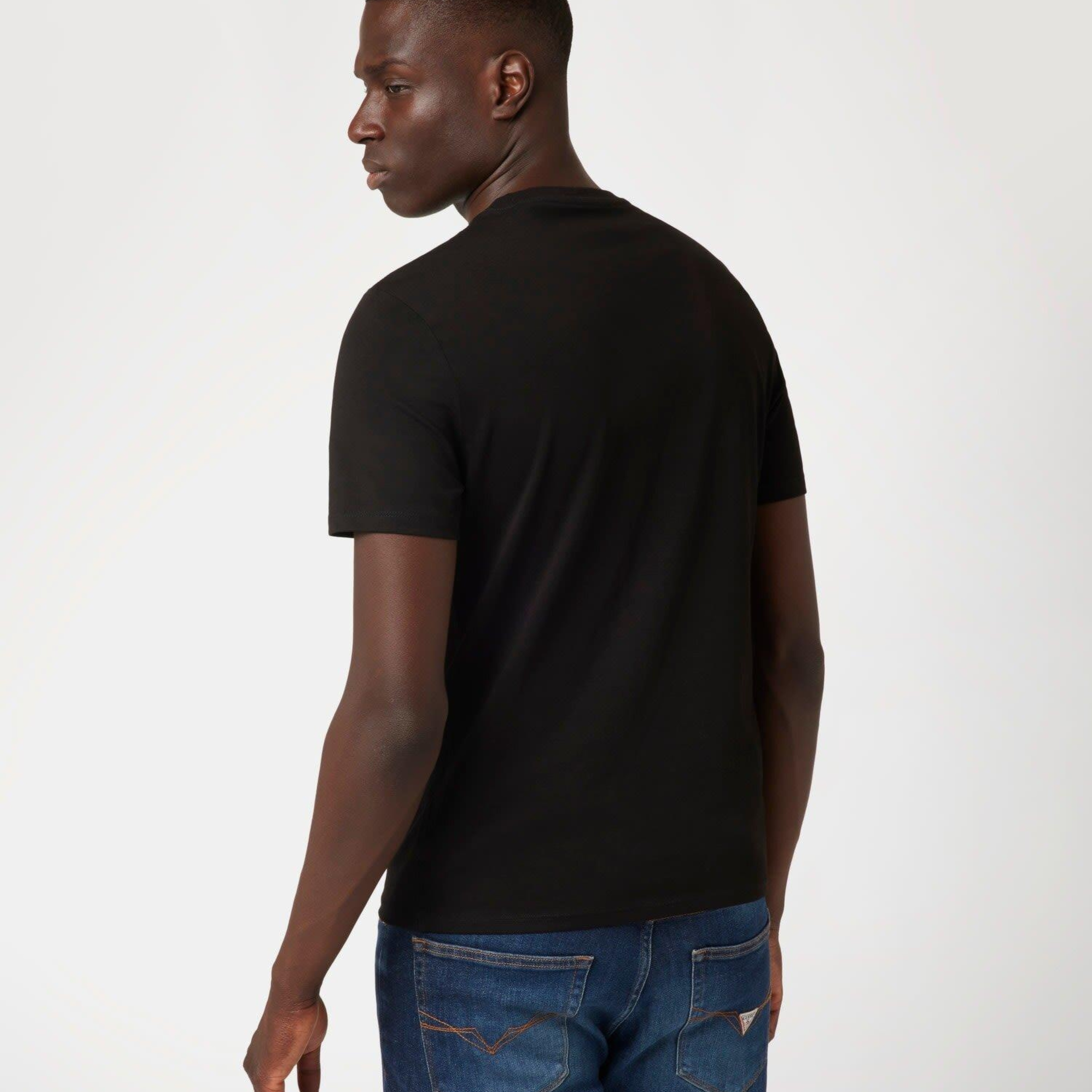 Original Logo Erkek Slim Fit T-Shirt