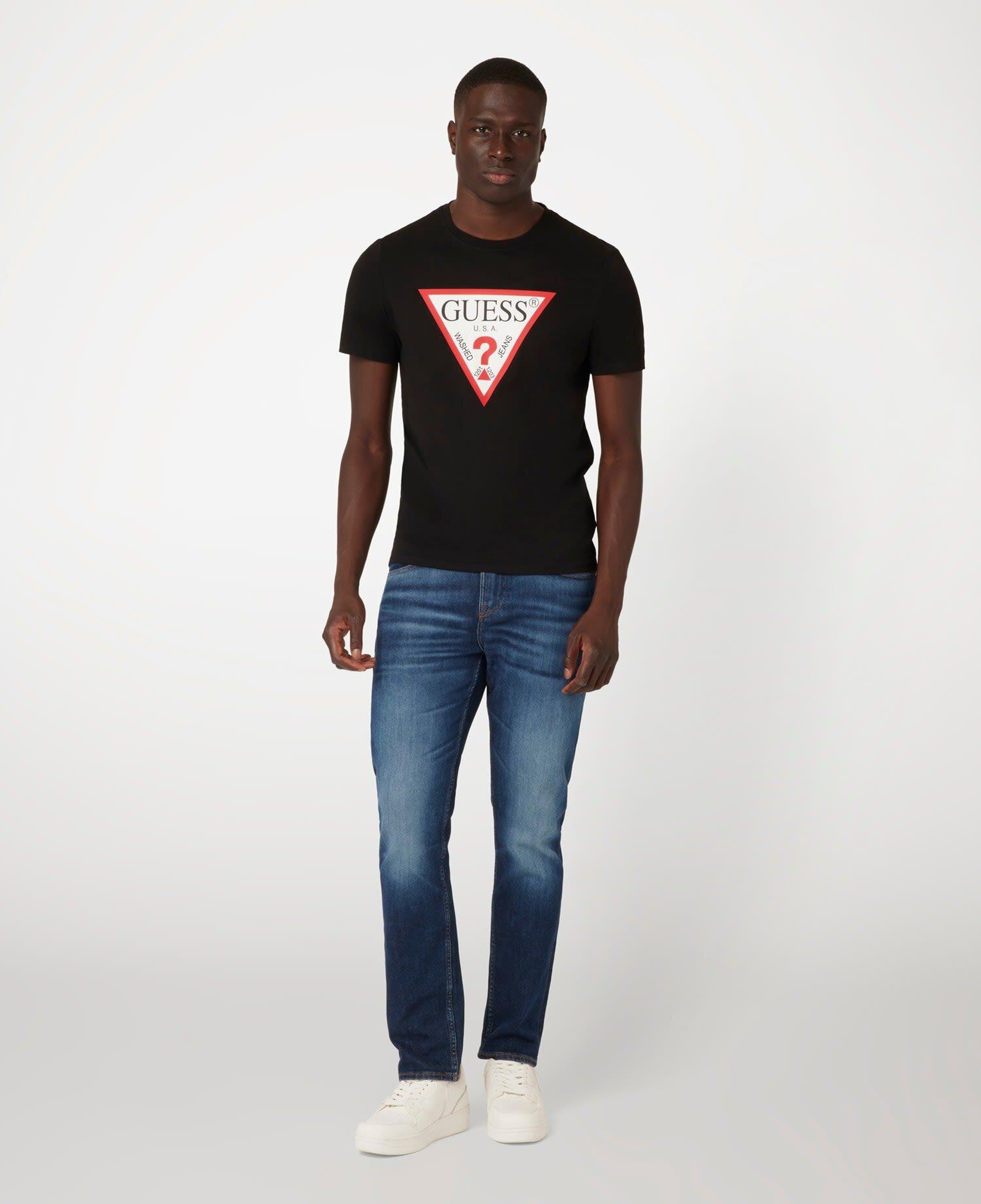 Original Logo Erkek Slim Fit T-Shirt