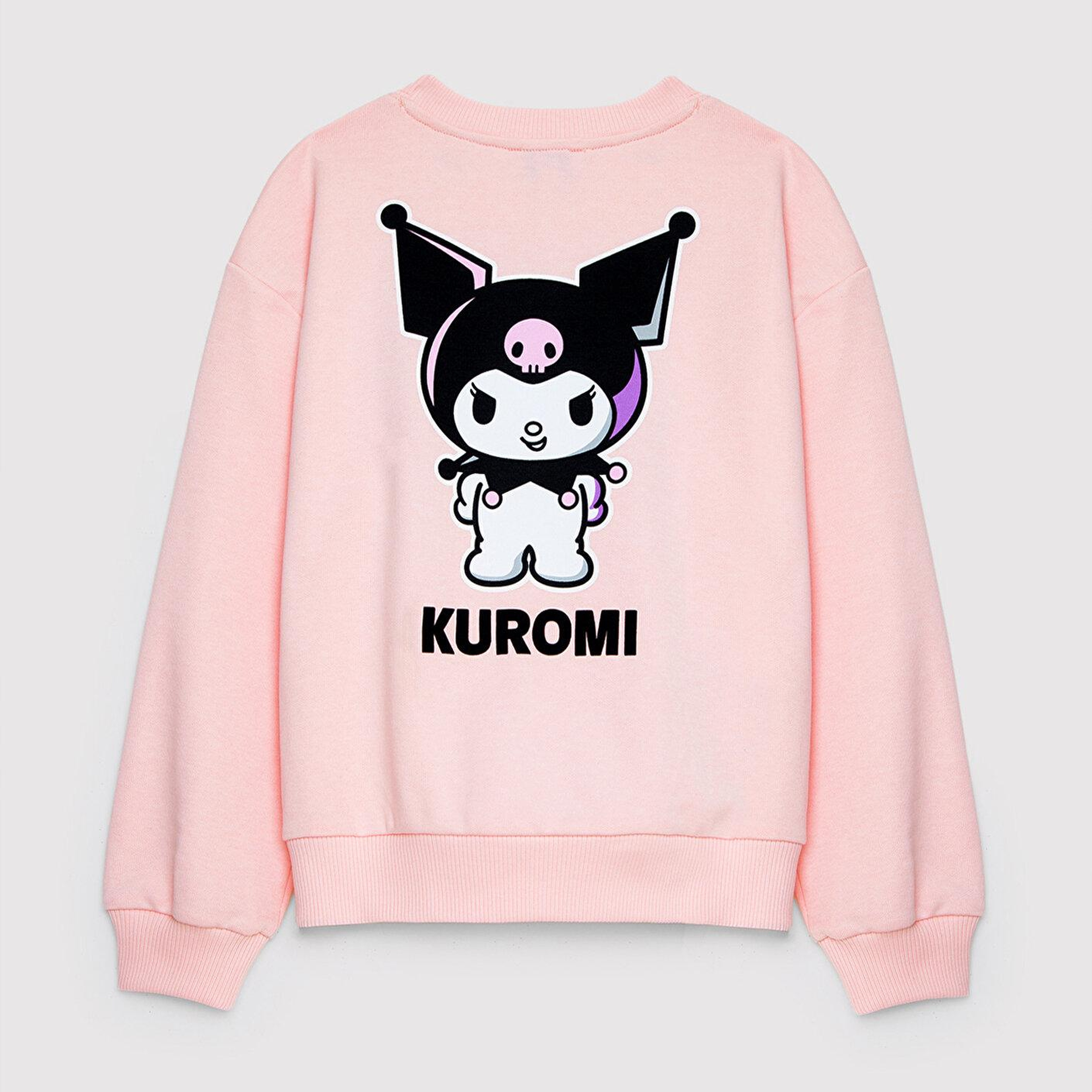 Mavi Kuromi Baskılı Kapüşonsuz Sweatshirt 7S10199-90773