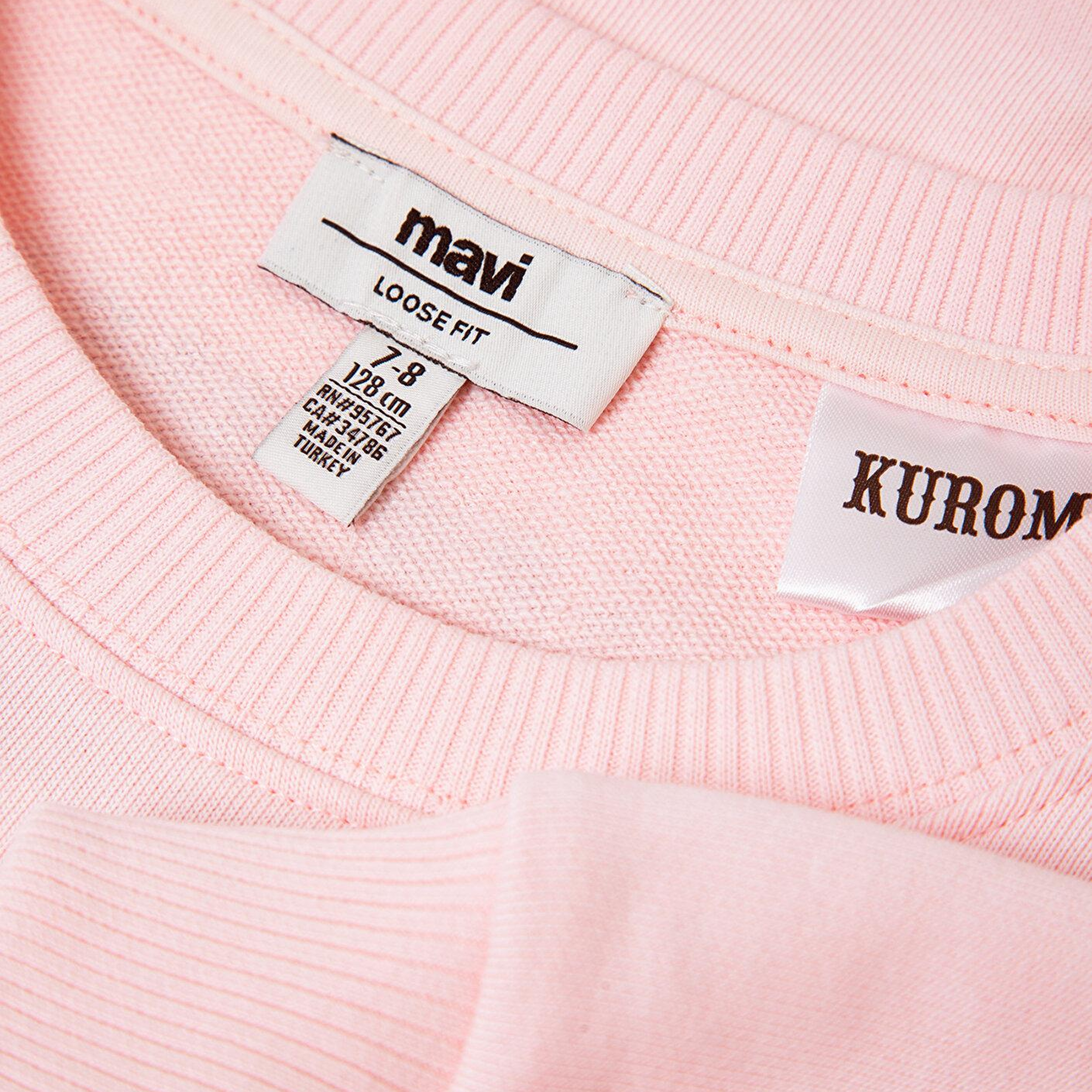 Mavi Kuromi Baskılı Kapüşonsuz Sweatshirt 7S10199-90773