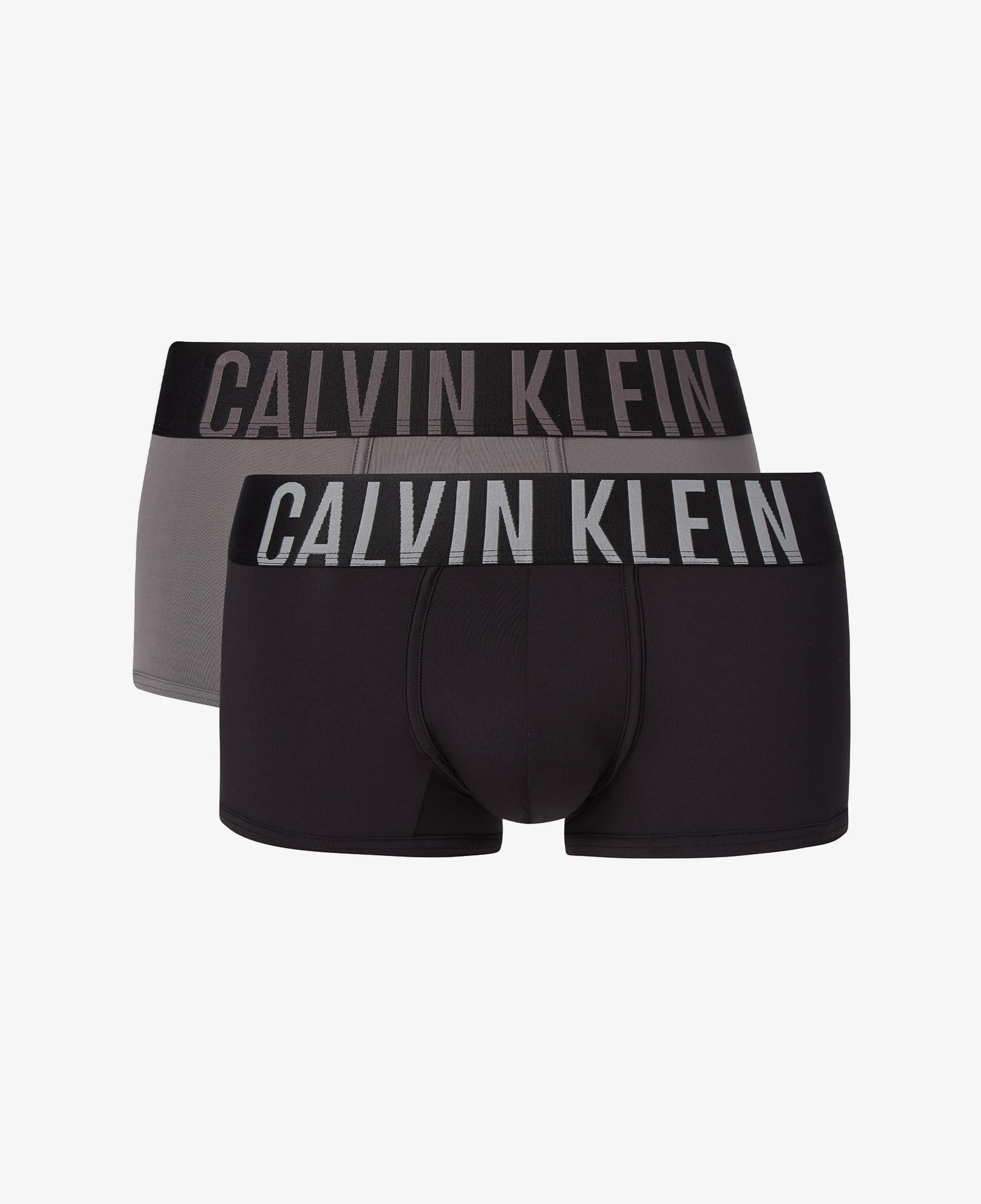 Calvın Klein Pack Erkek Siyah/Gri 2'li Boxer
