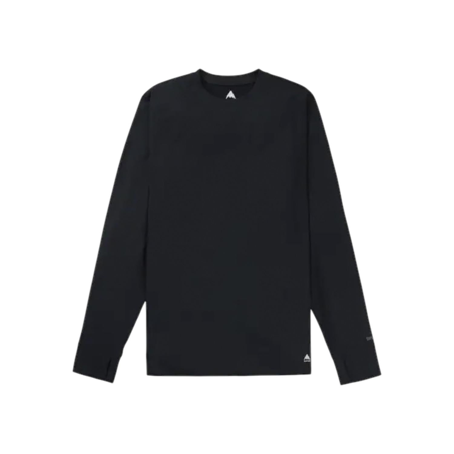 Burton Mens Midweight Base Layer Crew Erkek Siyah İçlik Üst