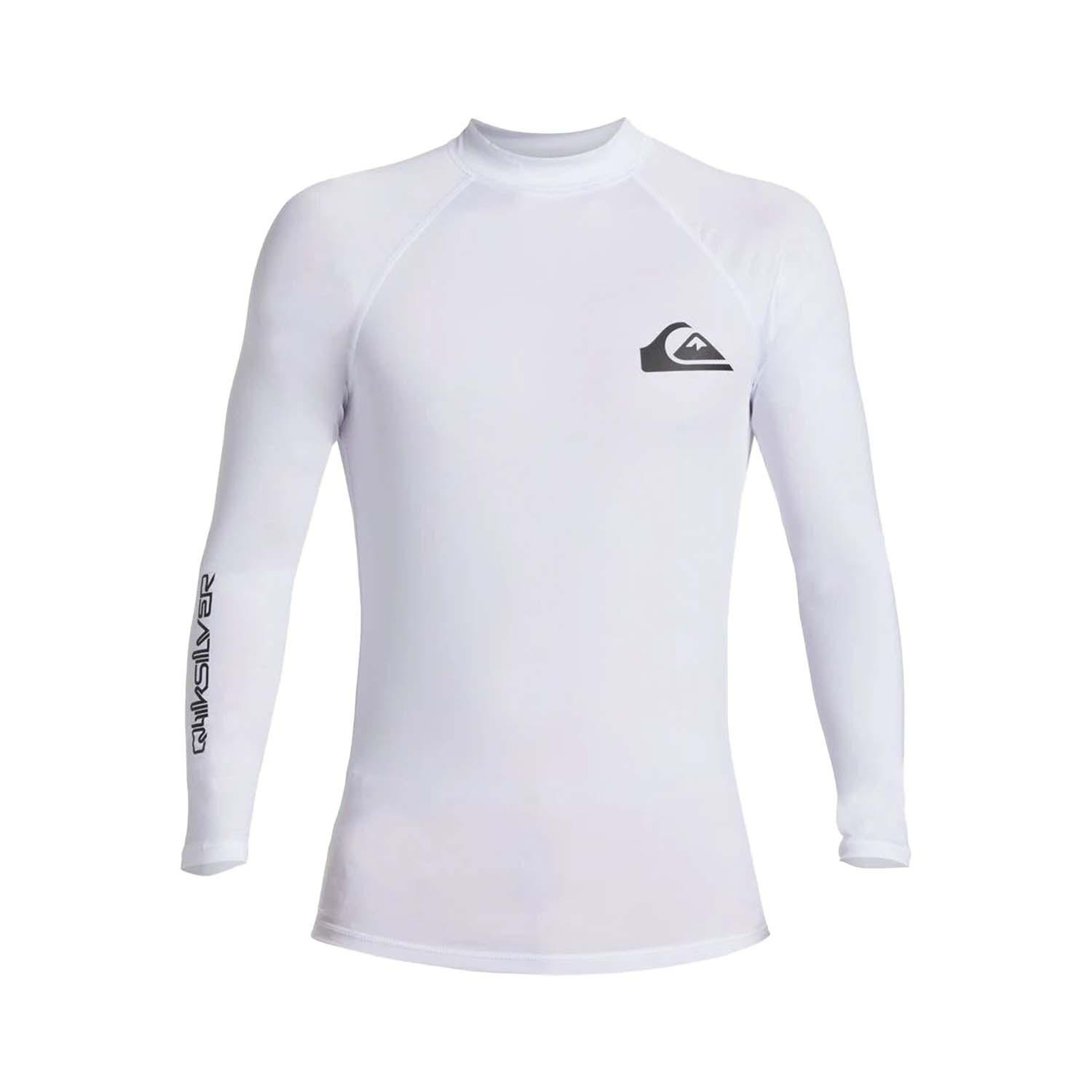 Quiksilver Ls Erkek Beyaz Lycra