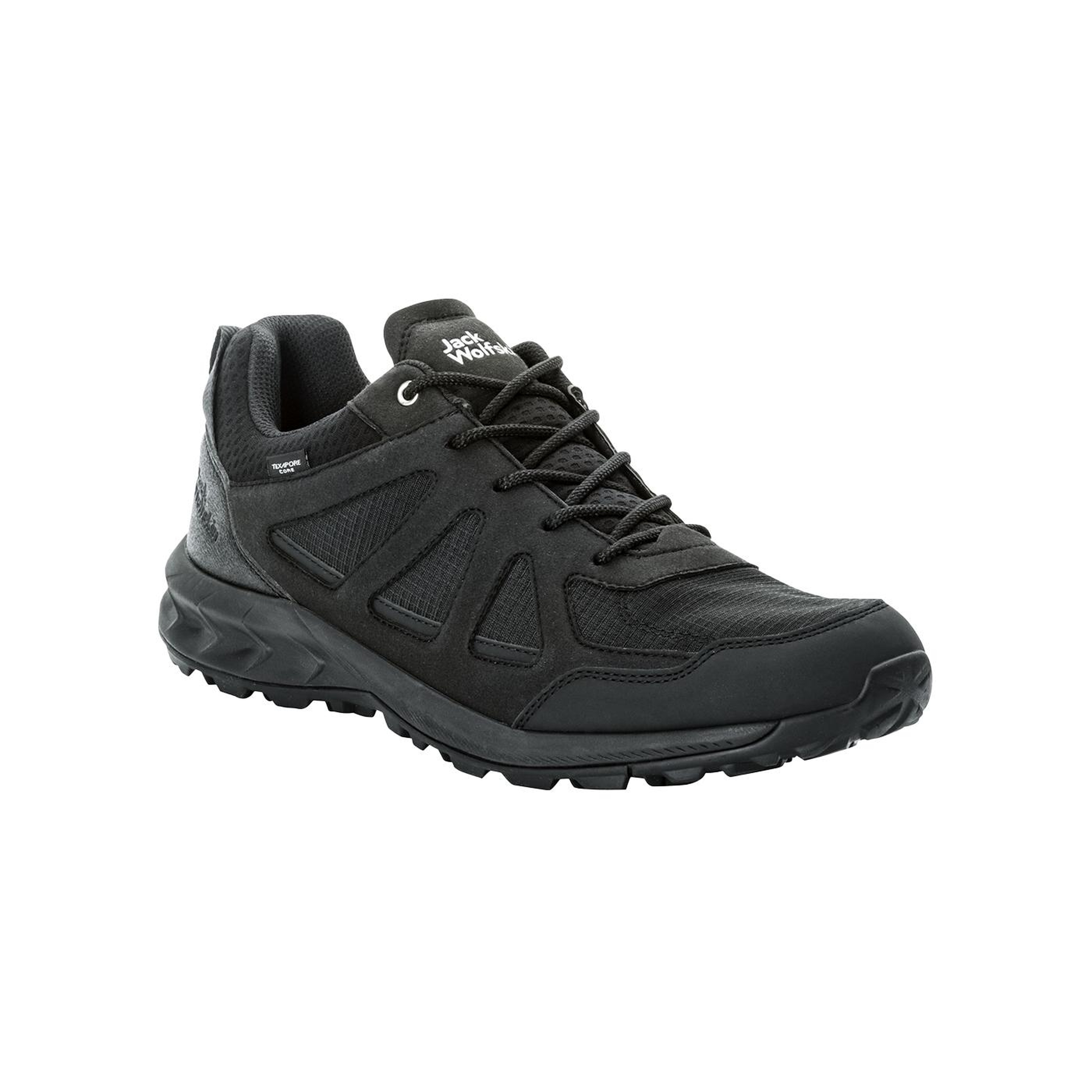 Jack Wolfskin Woodland 2 Texapore Low Erkek Siyah Outdoor Ayakkabı