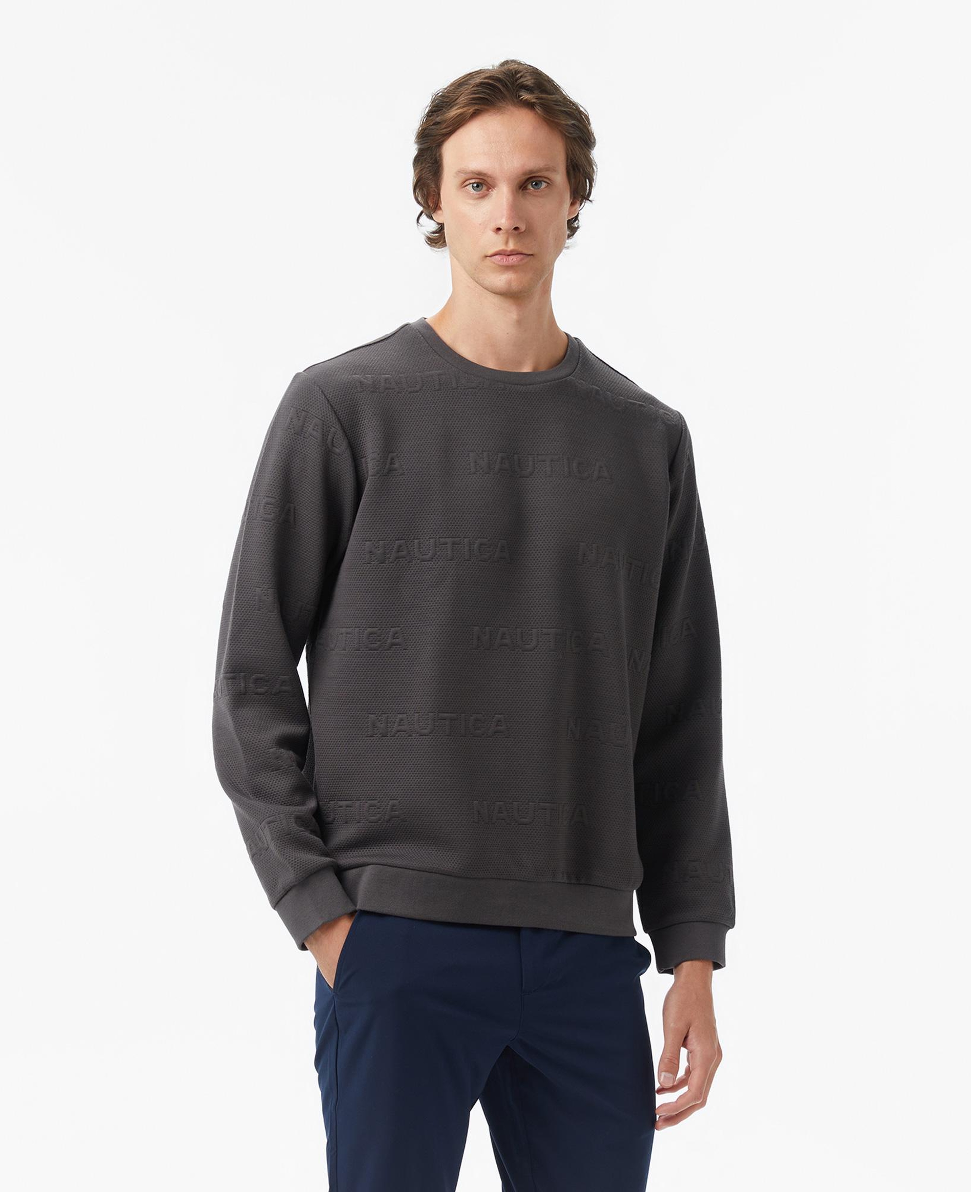 Nautica Erkek Gri Regular Fit Sweatshirt