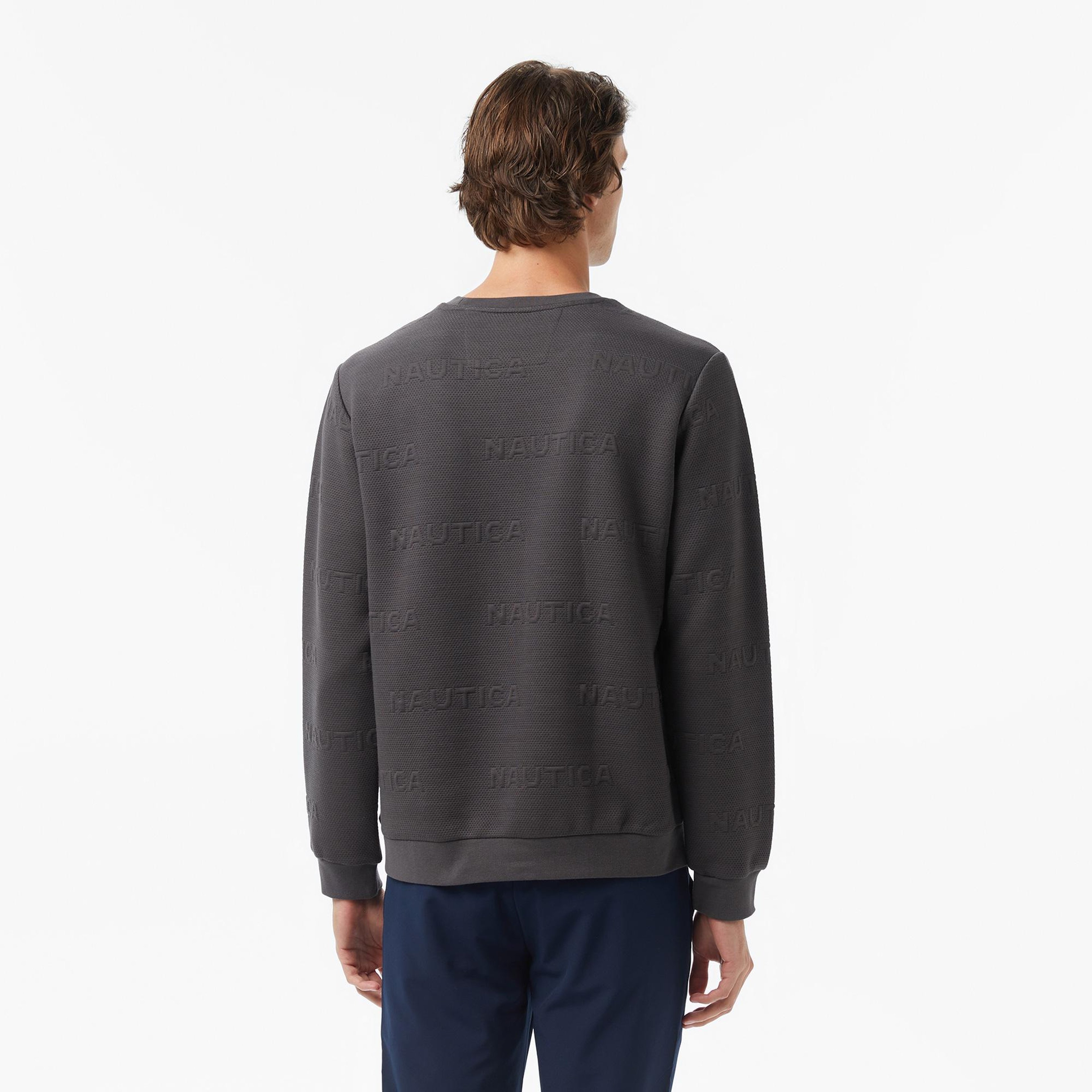Nautica Erkek Gri Regular Fit Sweatshirt