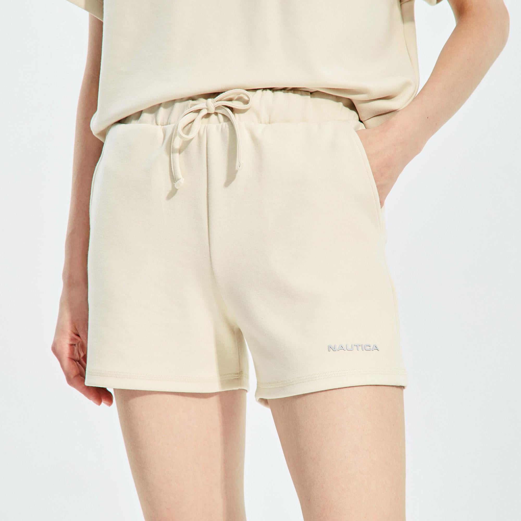 Nautica Kadın Bej Oversize Şort