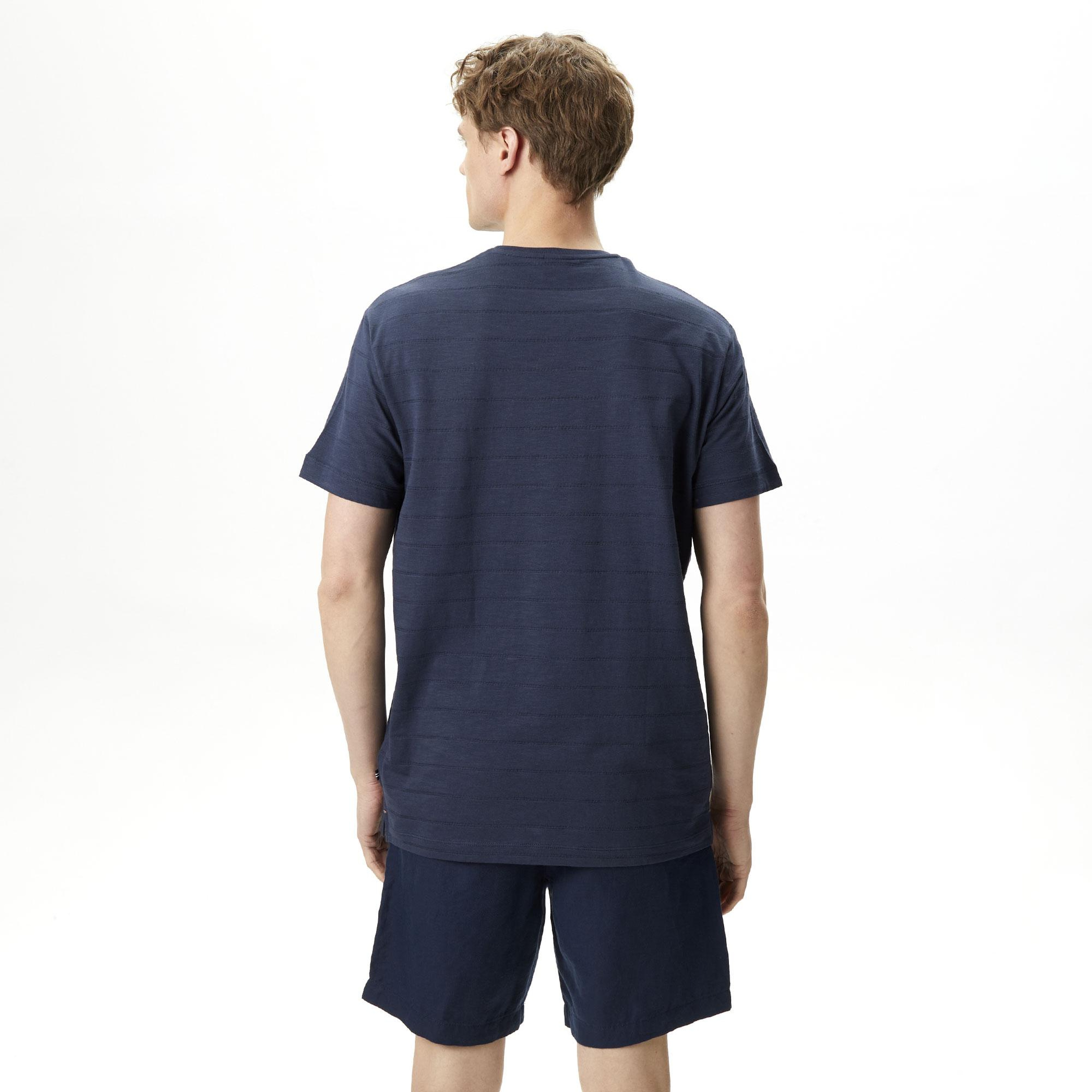 Nautica Erkek Lacivert Standart Fit T-Shirt