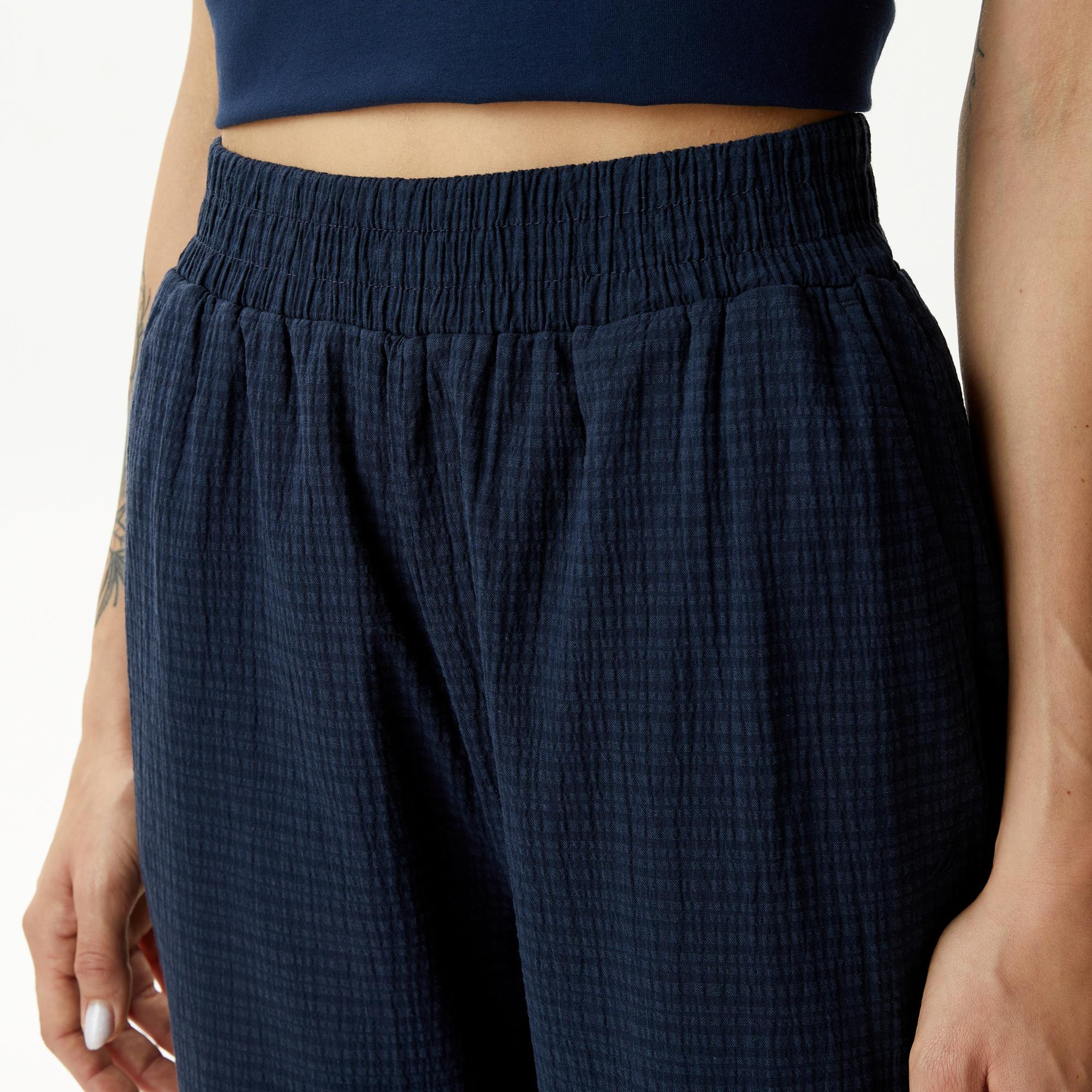 Nautica Kadın Lacivert Relaxed Fit Pantolon