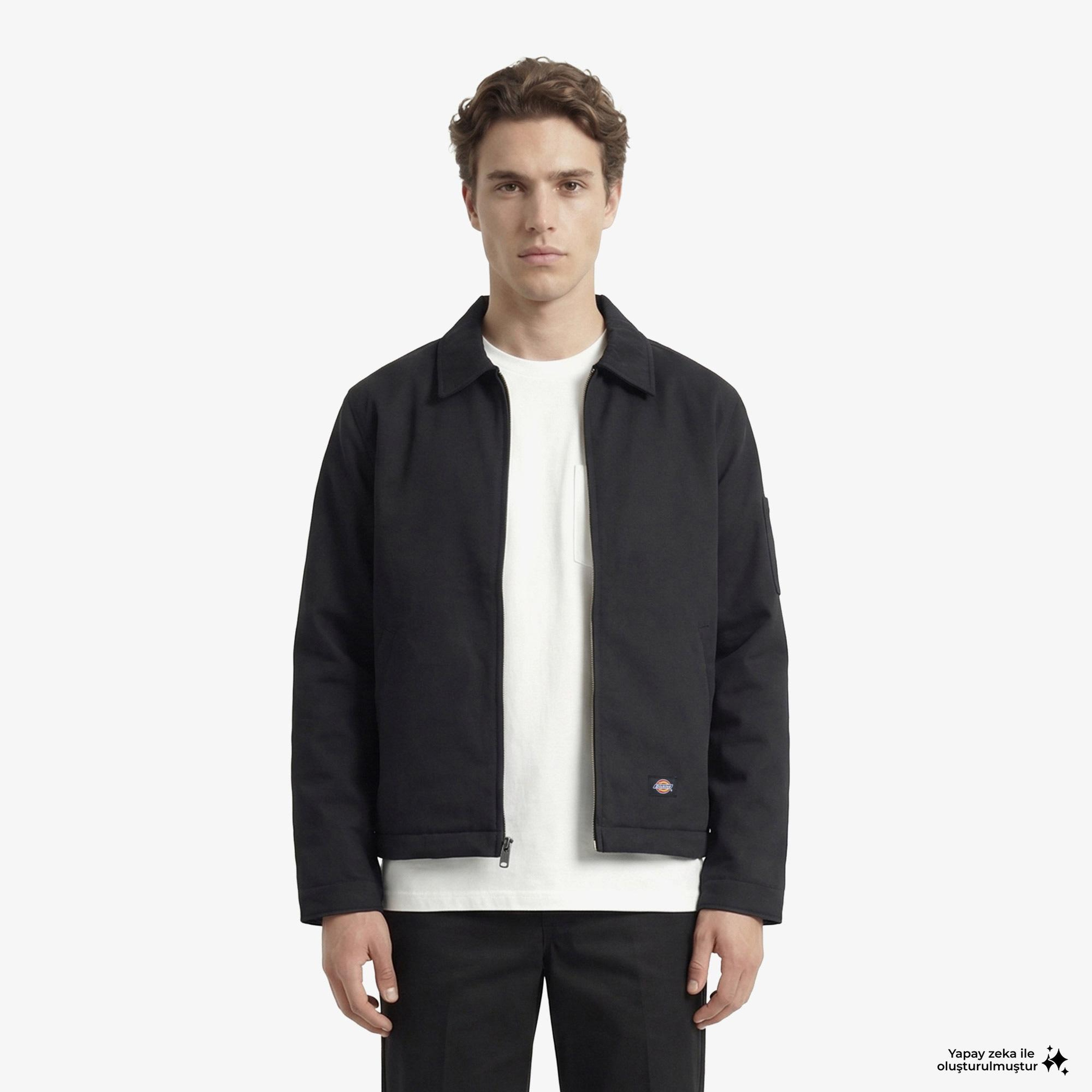 Dickies Eisenhower Puffer Erkek Siyah Mont
