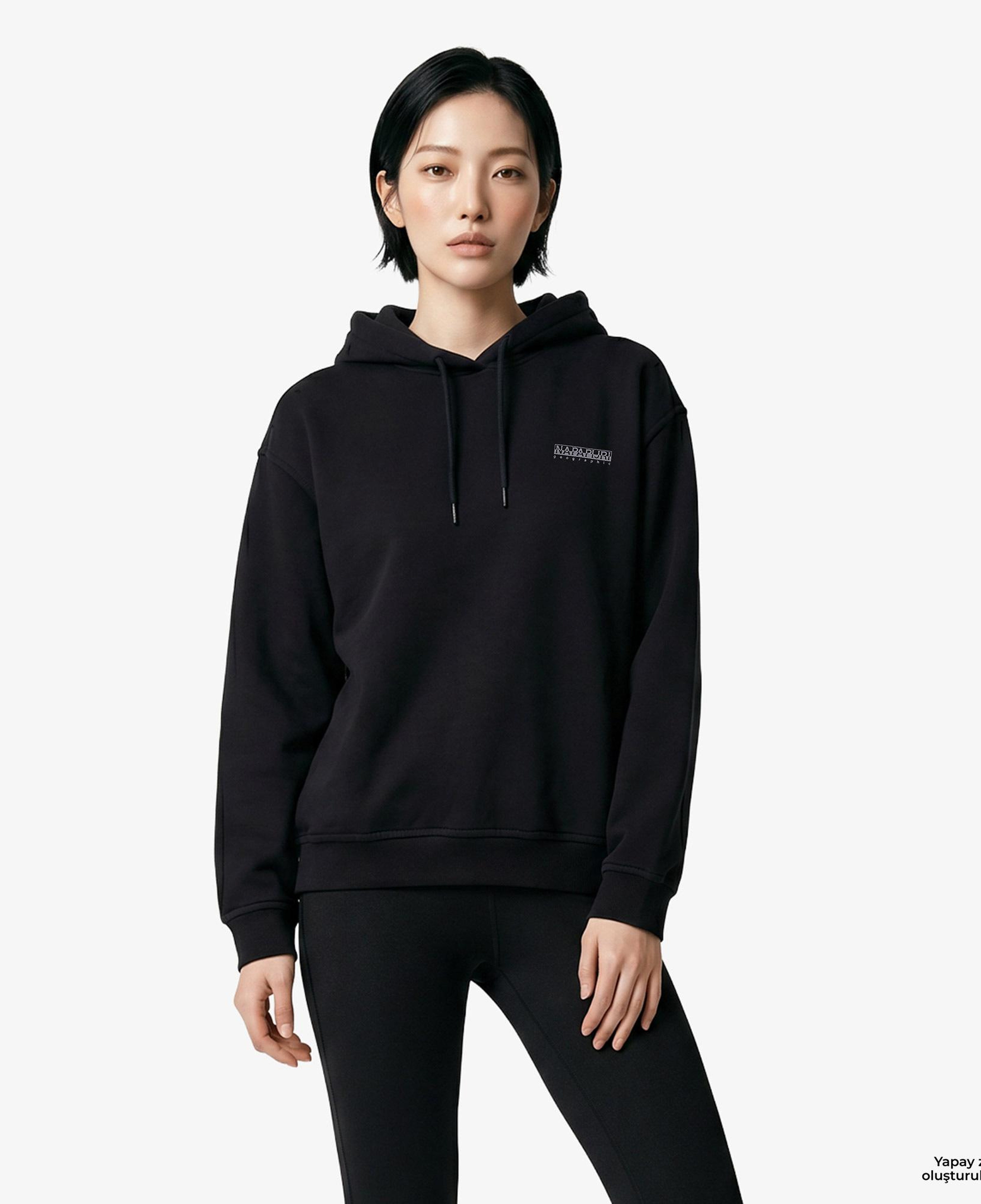 Napapijri B-Blanche H W Kadın Siyah Sweatshirt