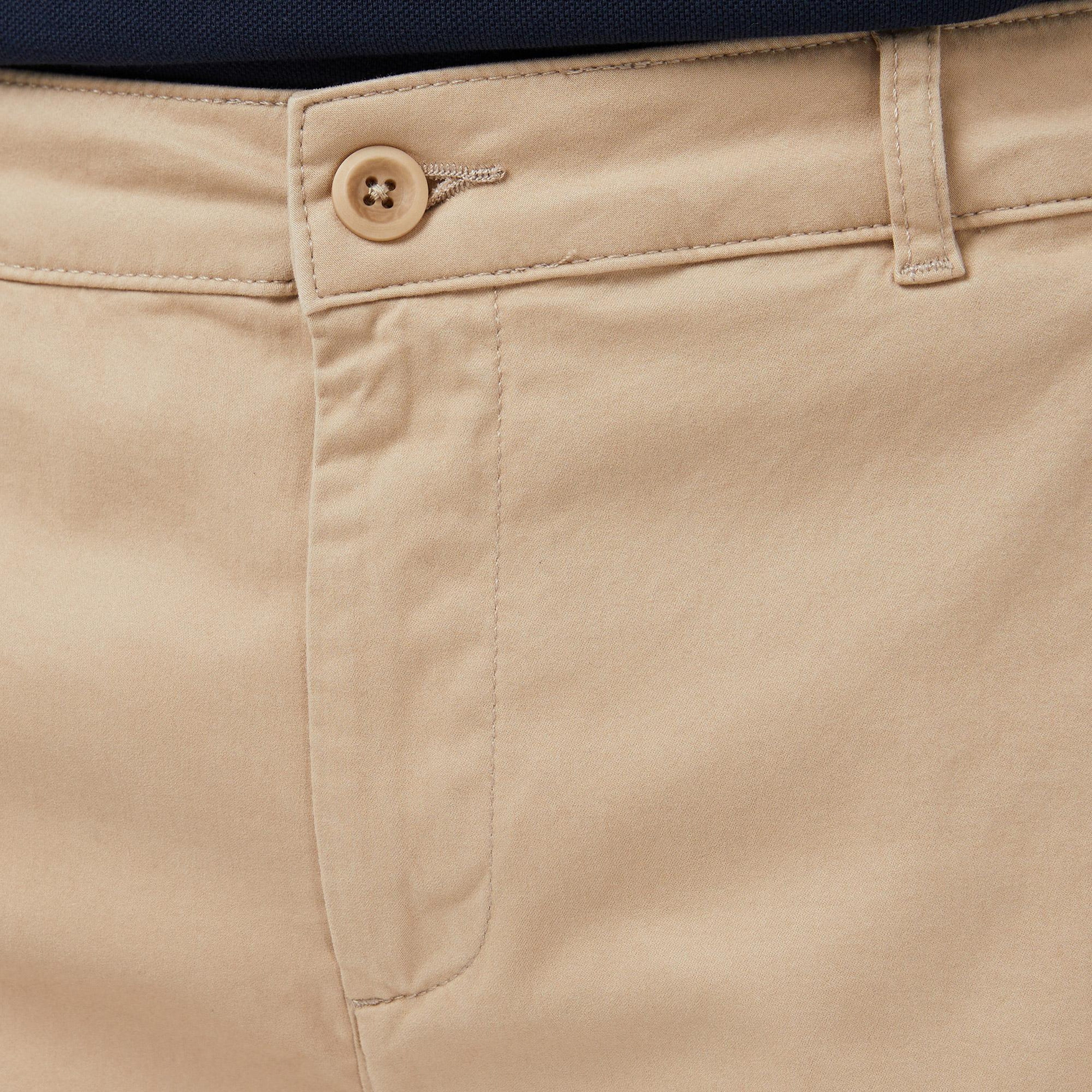 Nautica Erkek Bej Regular Fit Chino Şort
