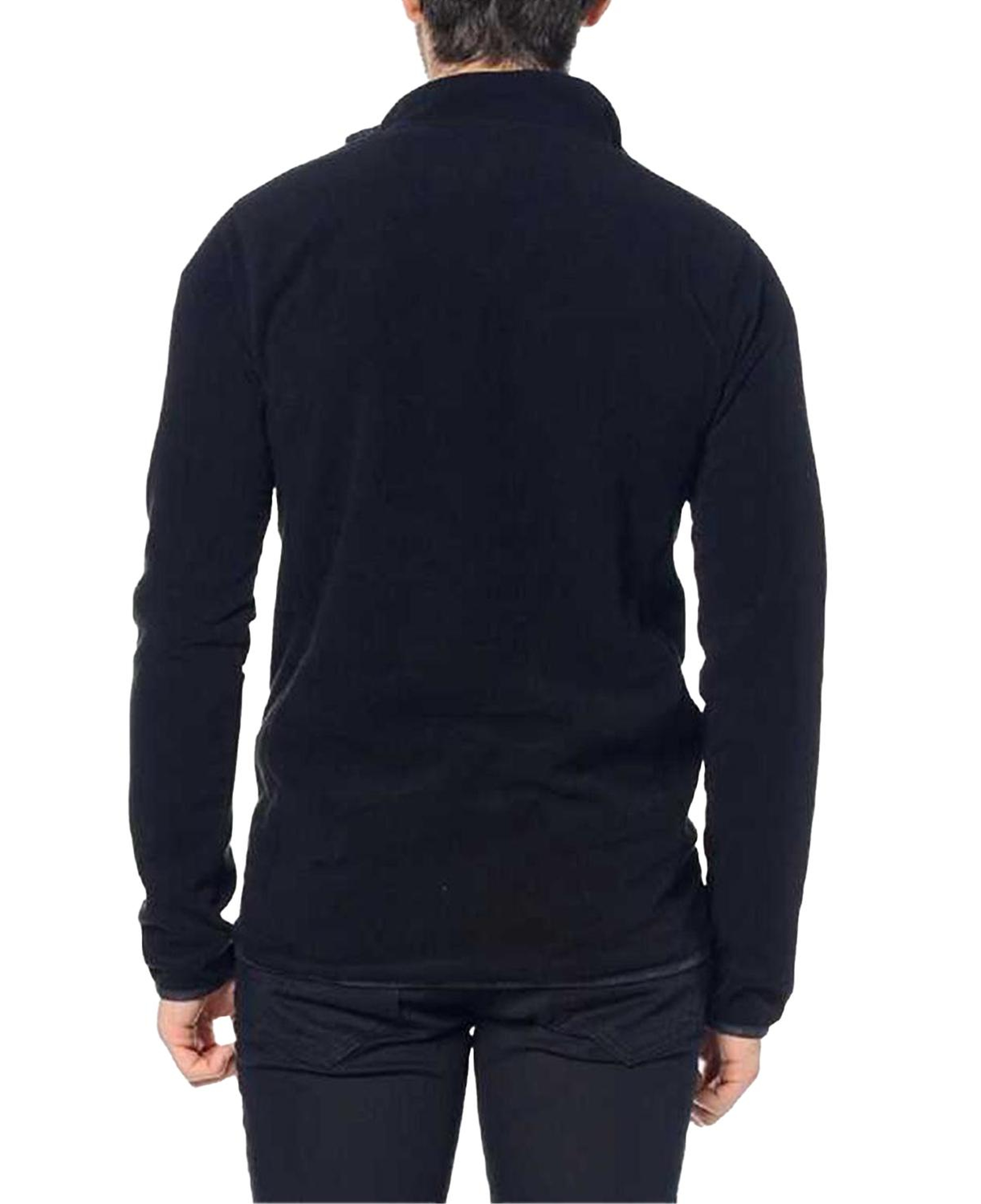 Quiksilver Mission Halfzip Erkek Siyah Polar