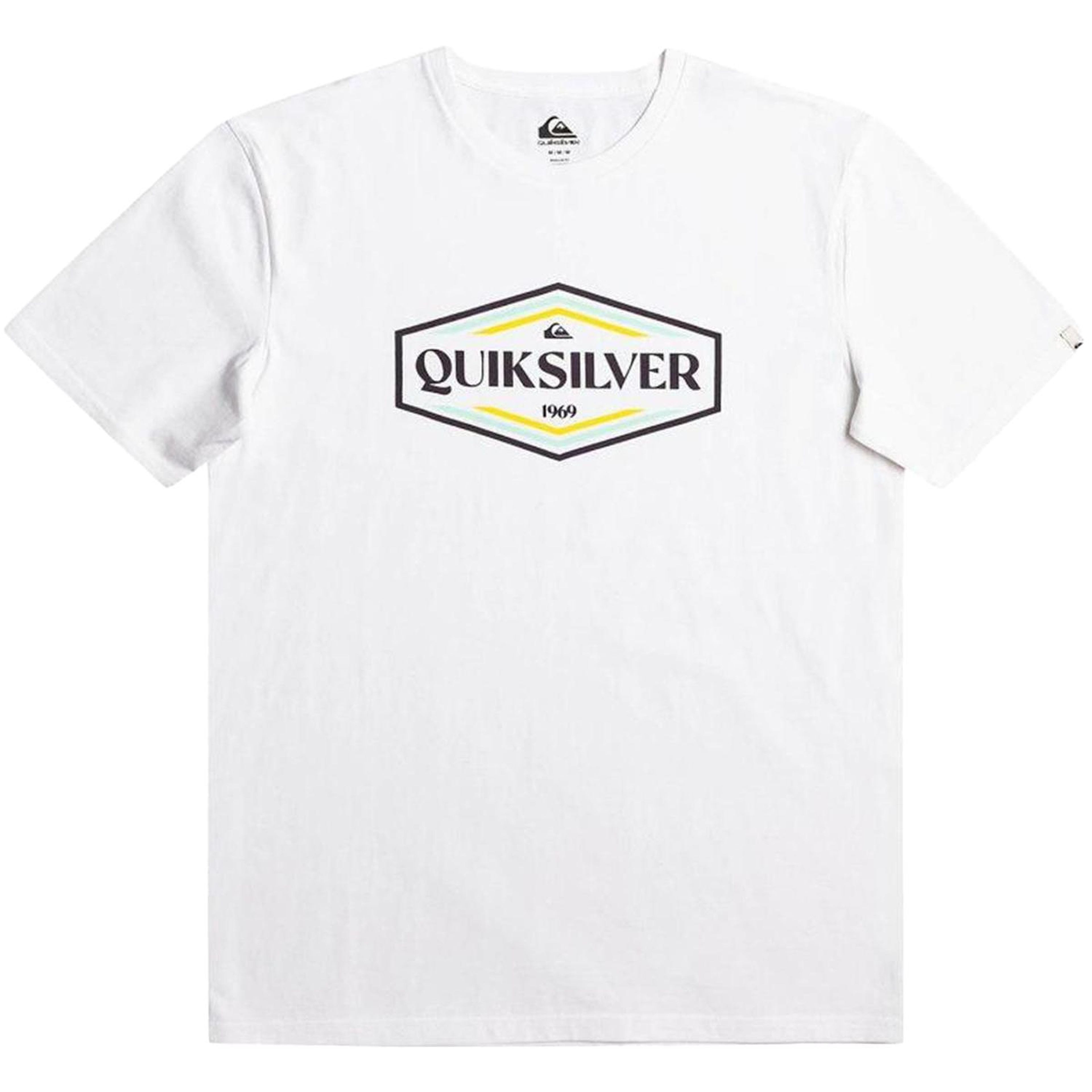 Quiksilver Shapesup Erkek Beyaz Tişört