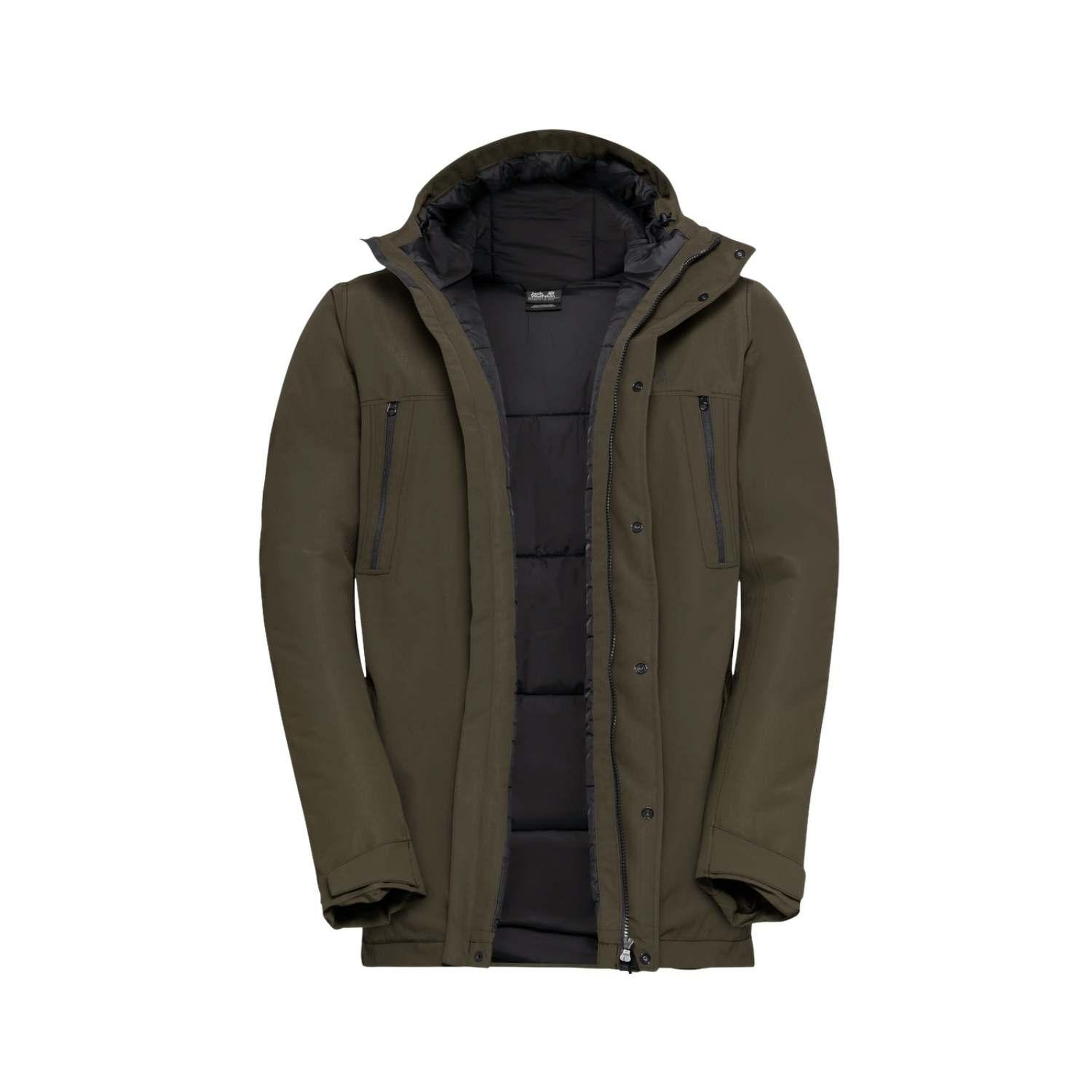 Jack Wolfskin Glacier Shield Erkek Yeşil Outdoor Ceketi