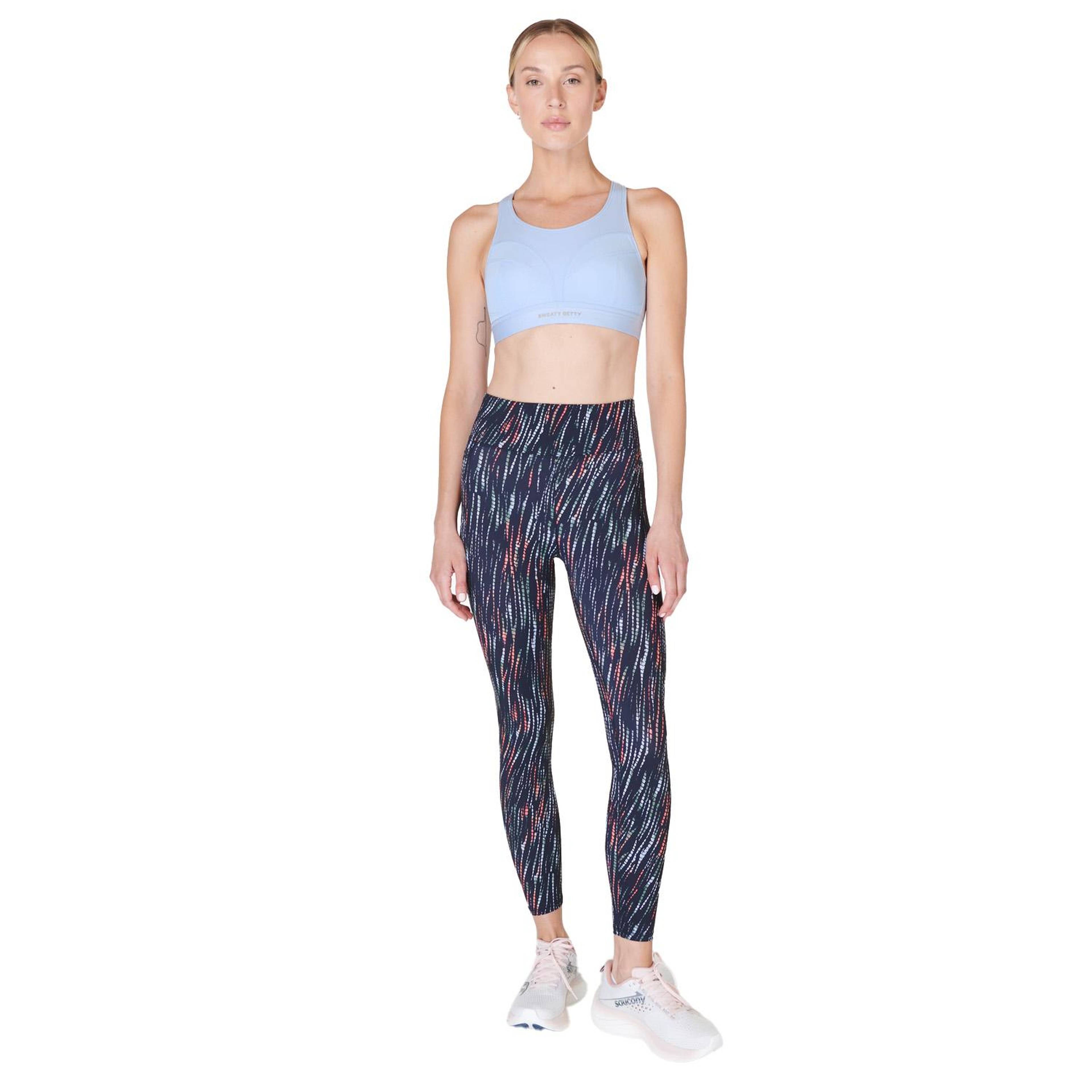 Sweaty Betty Zero Gravity 78 Leggings Kadın Mavi Koşu Taytı