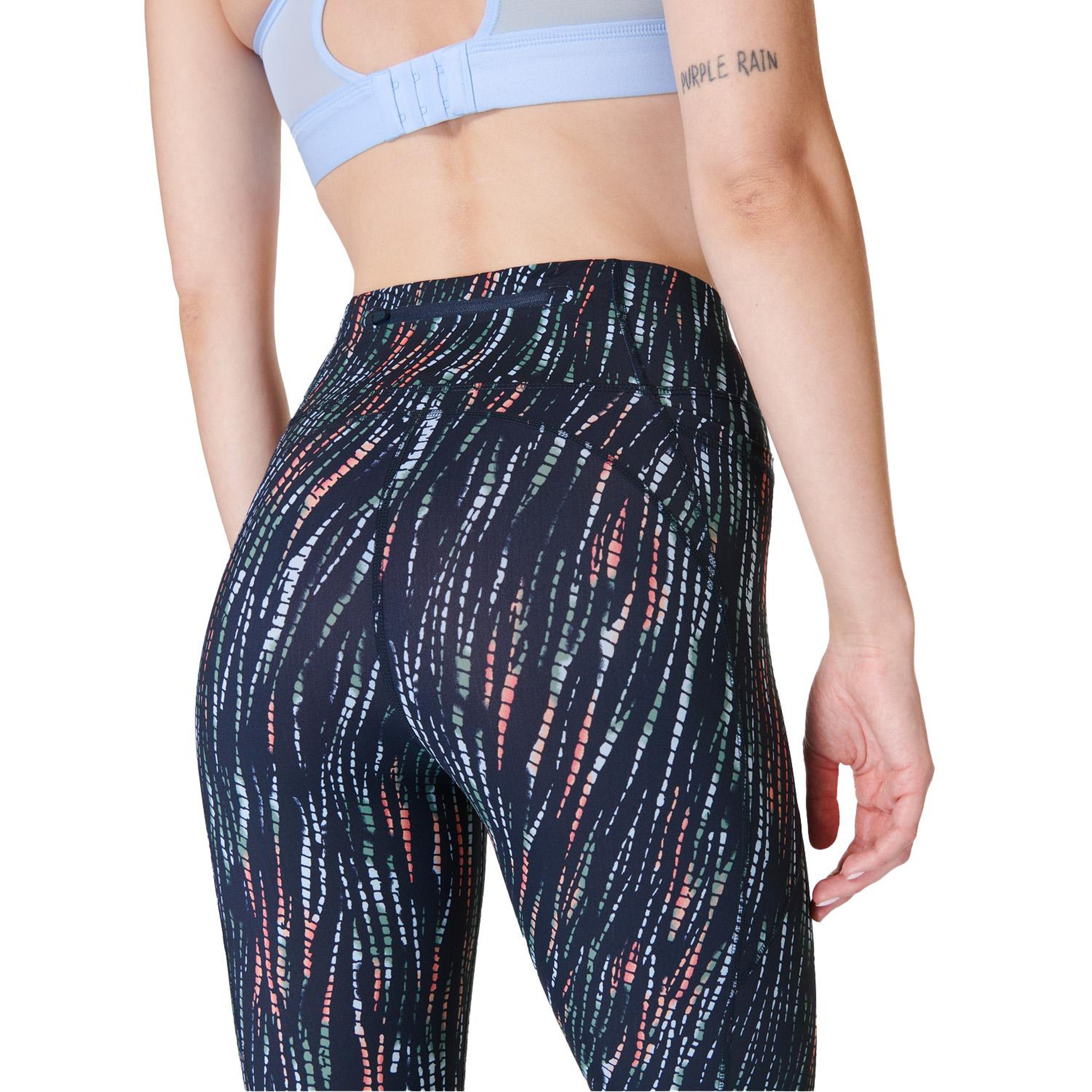 Sweaty Betty Zero Gravity 78 Leggings Kadın Mavi Koşu Taytı