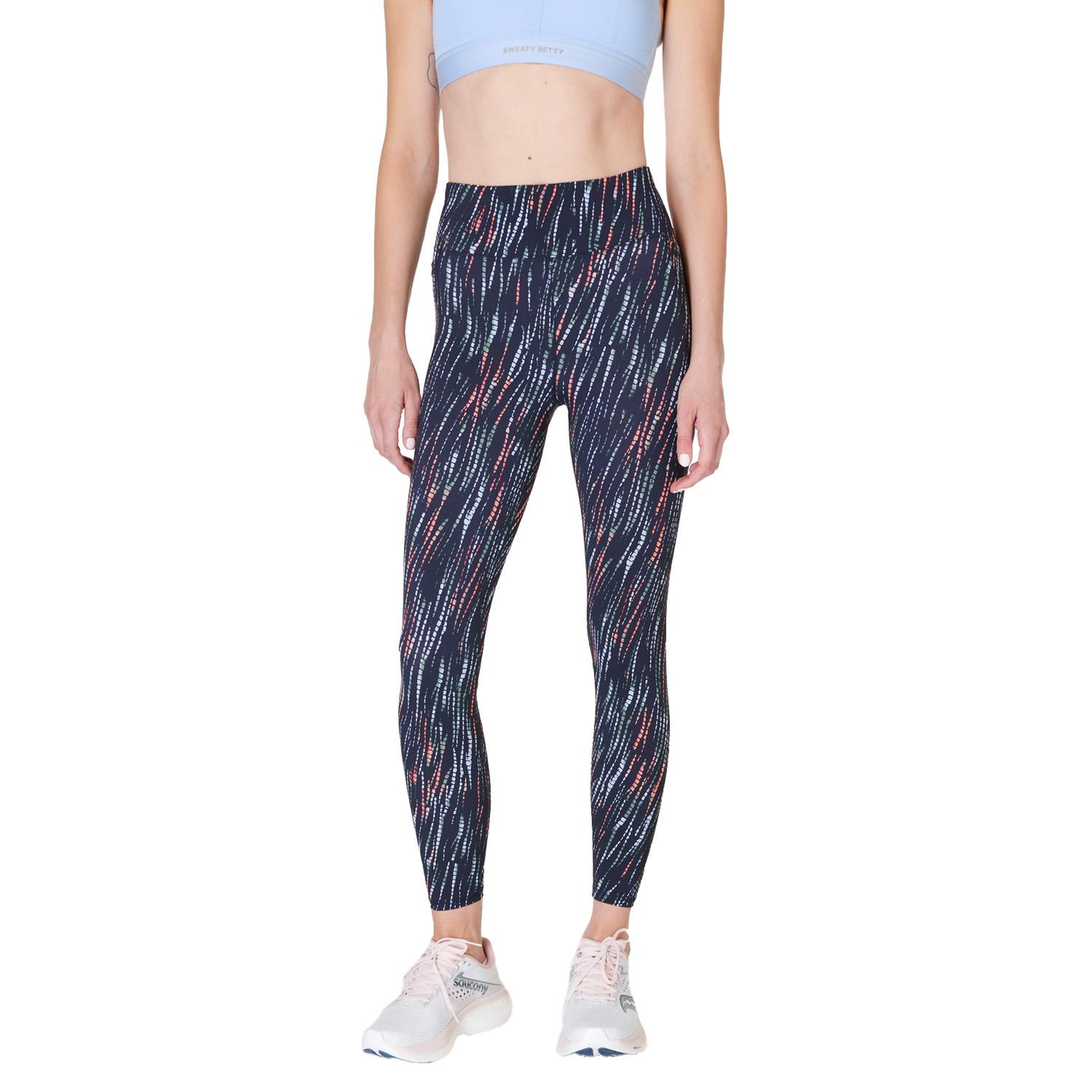 Sweaty Betty Zero Gravity 78 Leggings Kadın Mavi Koşu Taytı