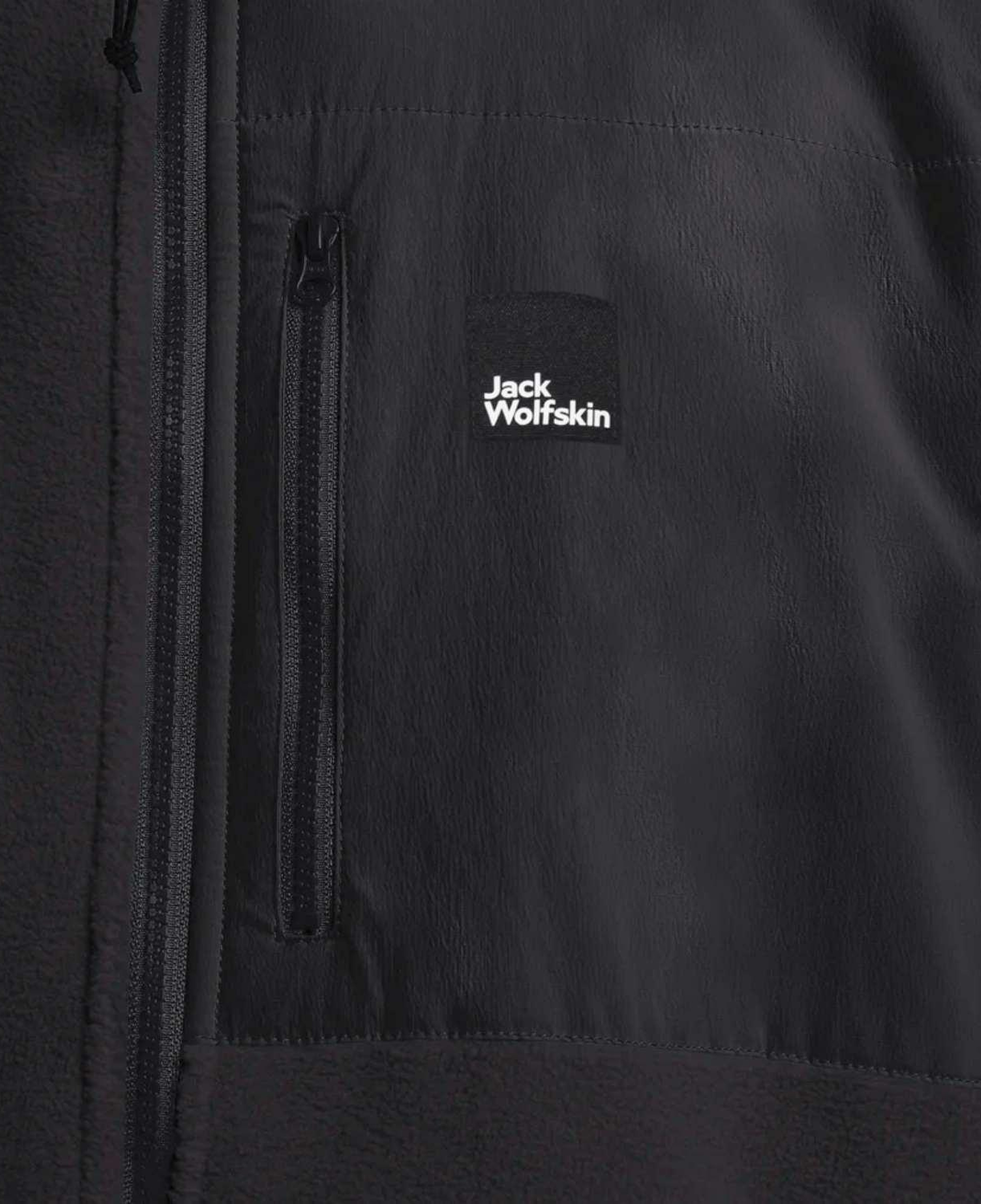 Jack Wolfskin Sumetro Fz Erkek Siyah Polar Ceket