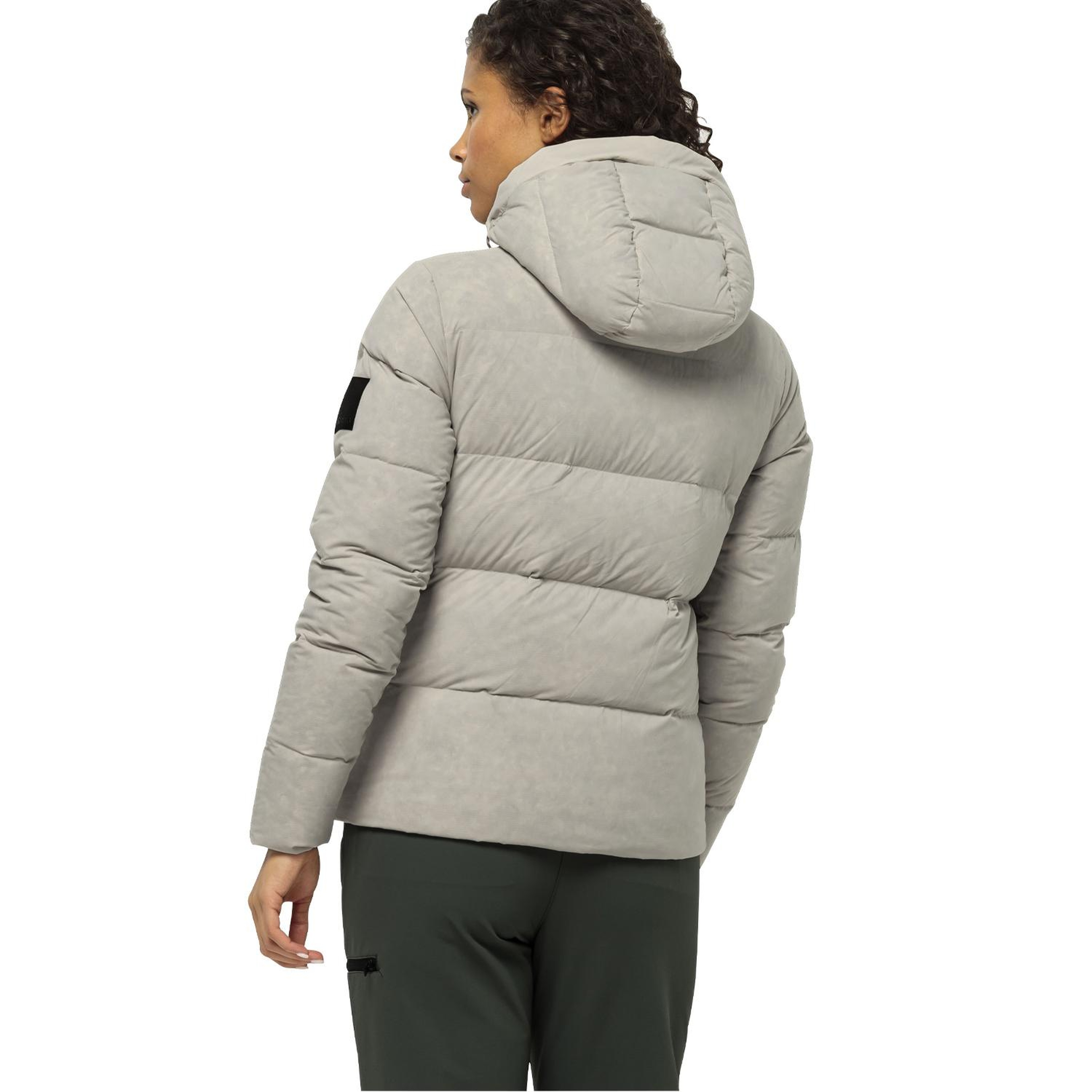 Jack Wolfskin Wandermood Do Kadın Gri Outdoor Ceketi