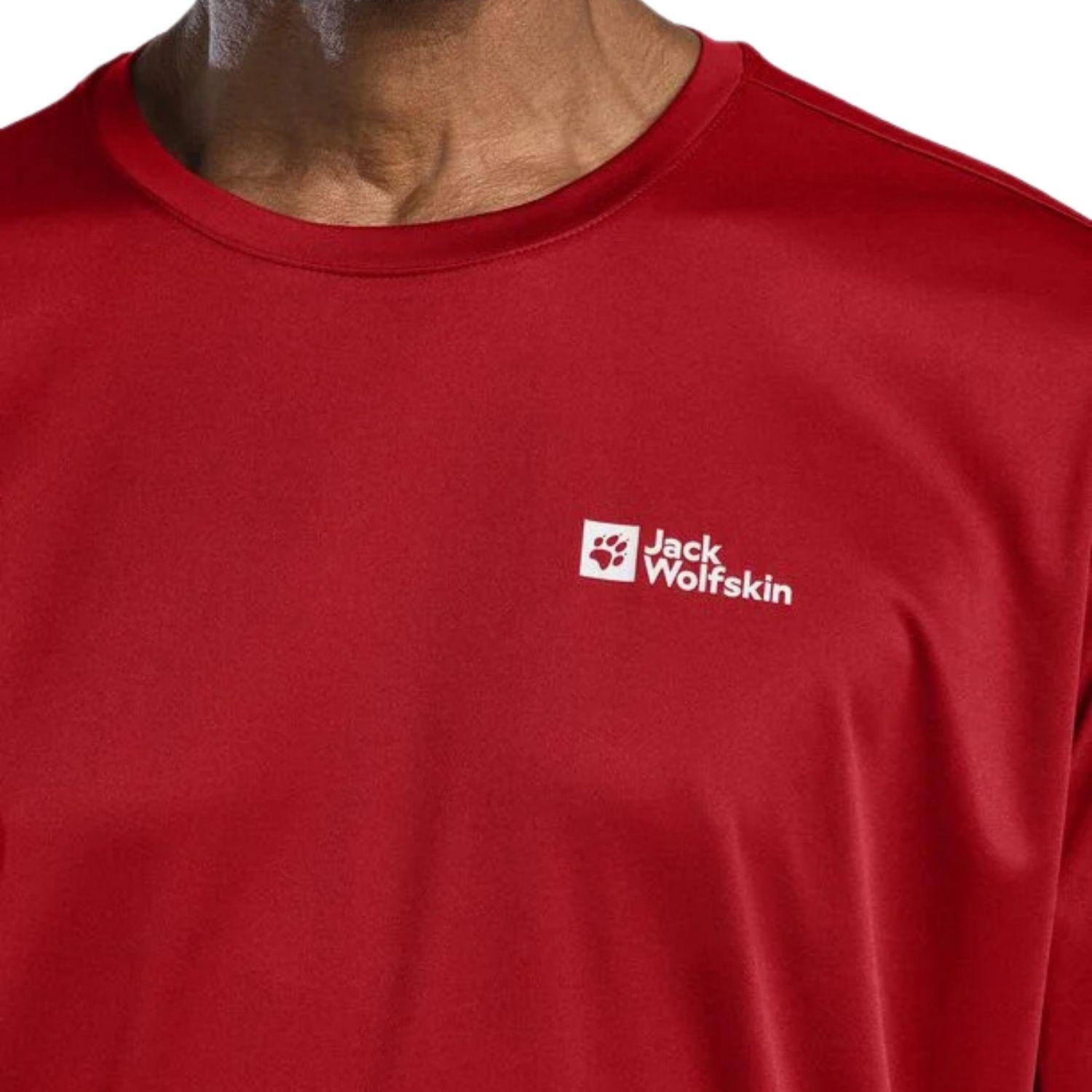 Jack Wolfskin Tech Erkek Siyah Tişört
