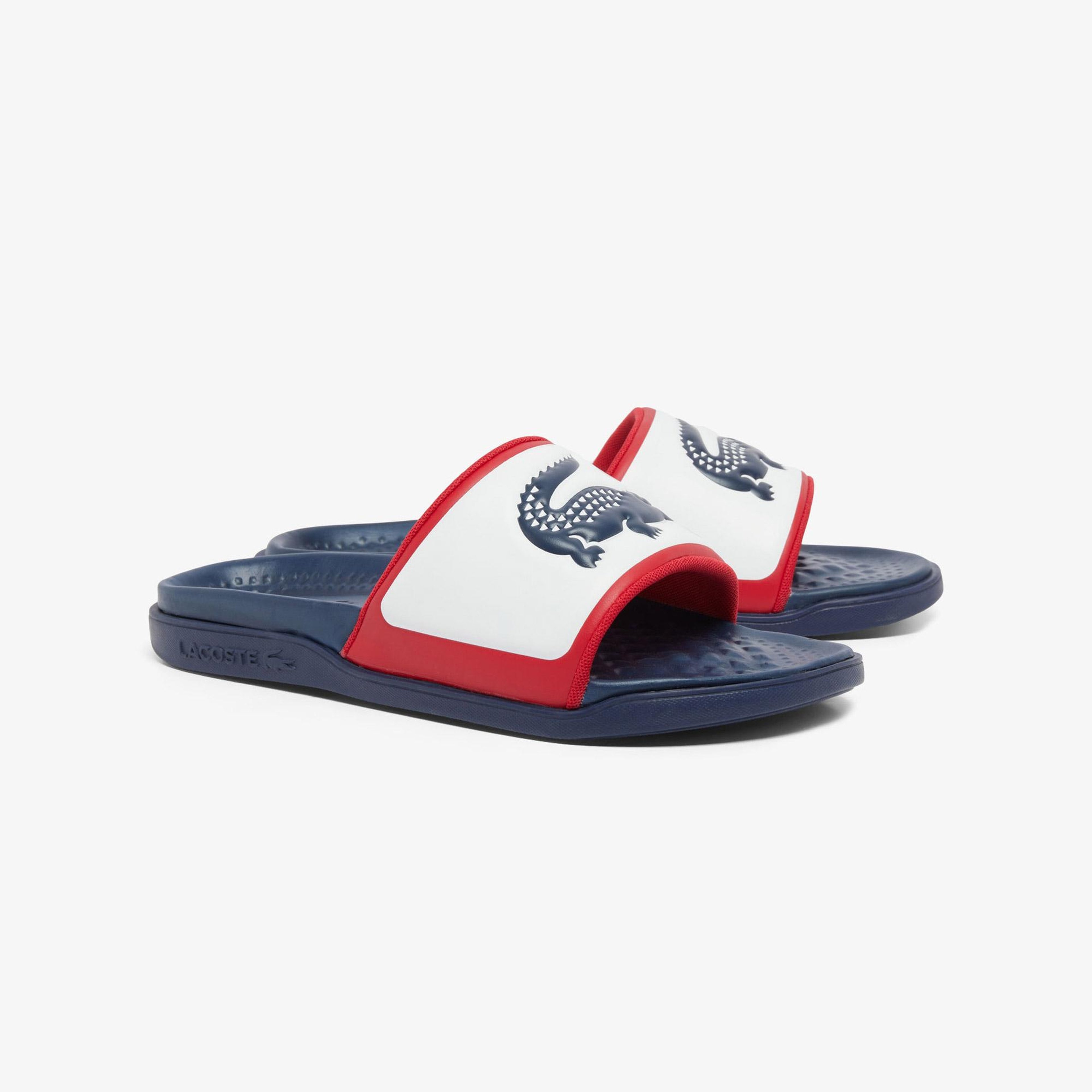 Lacoste Serve Slide Dual Erkek Lacivert Terlik