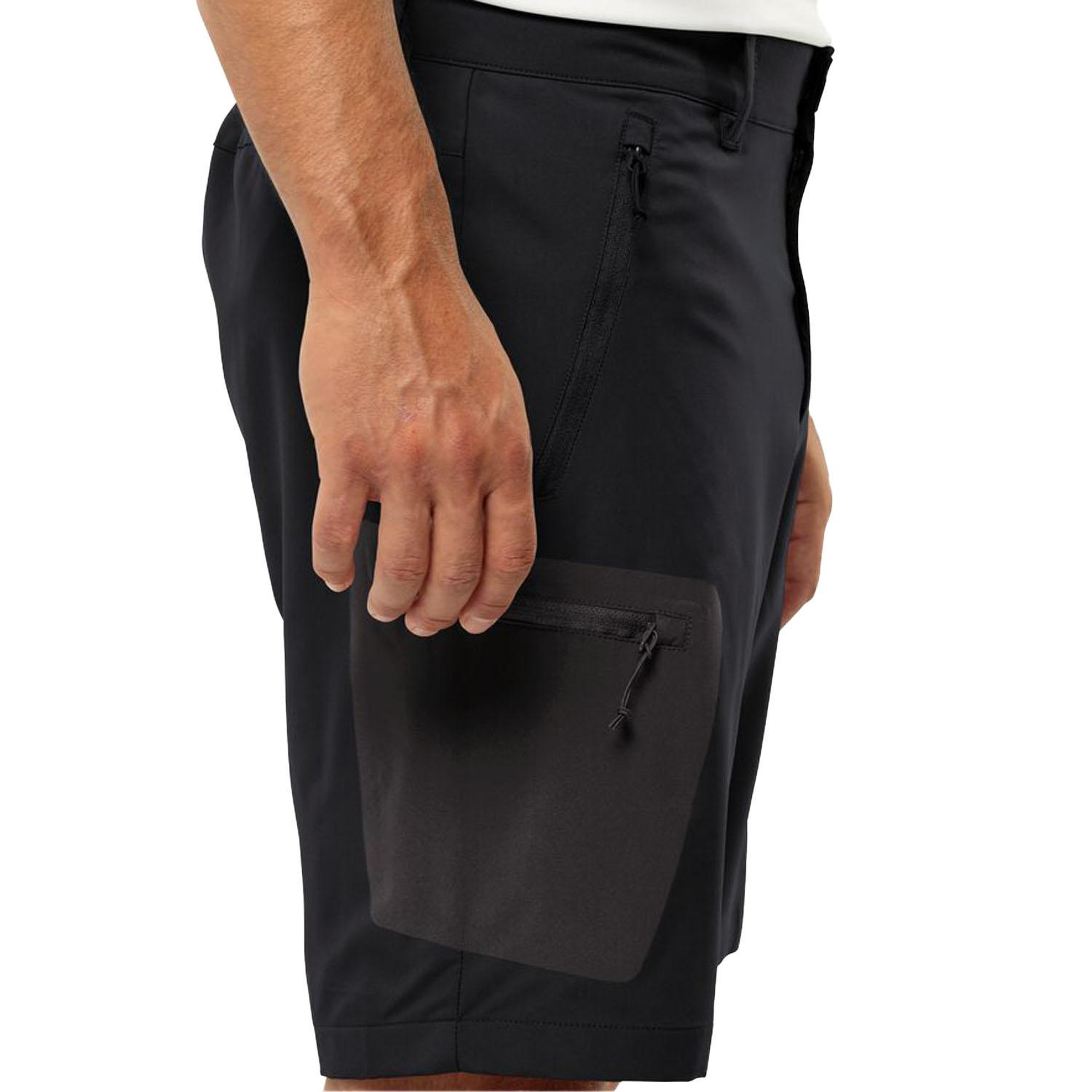 Jack Wolfskin Active Track Shorts Erkek Siyah Şort