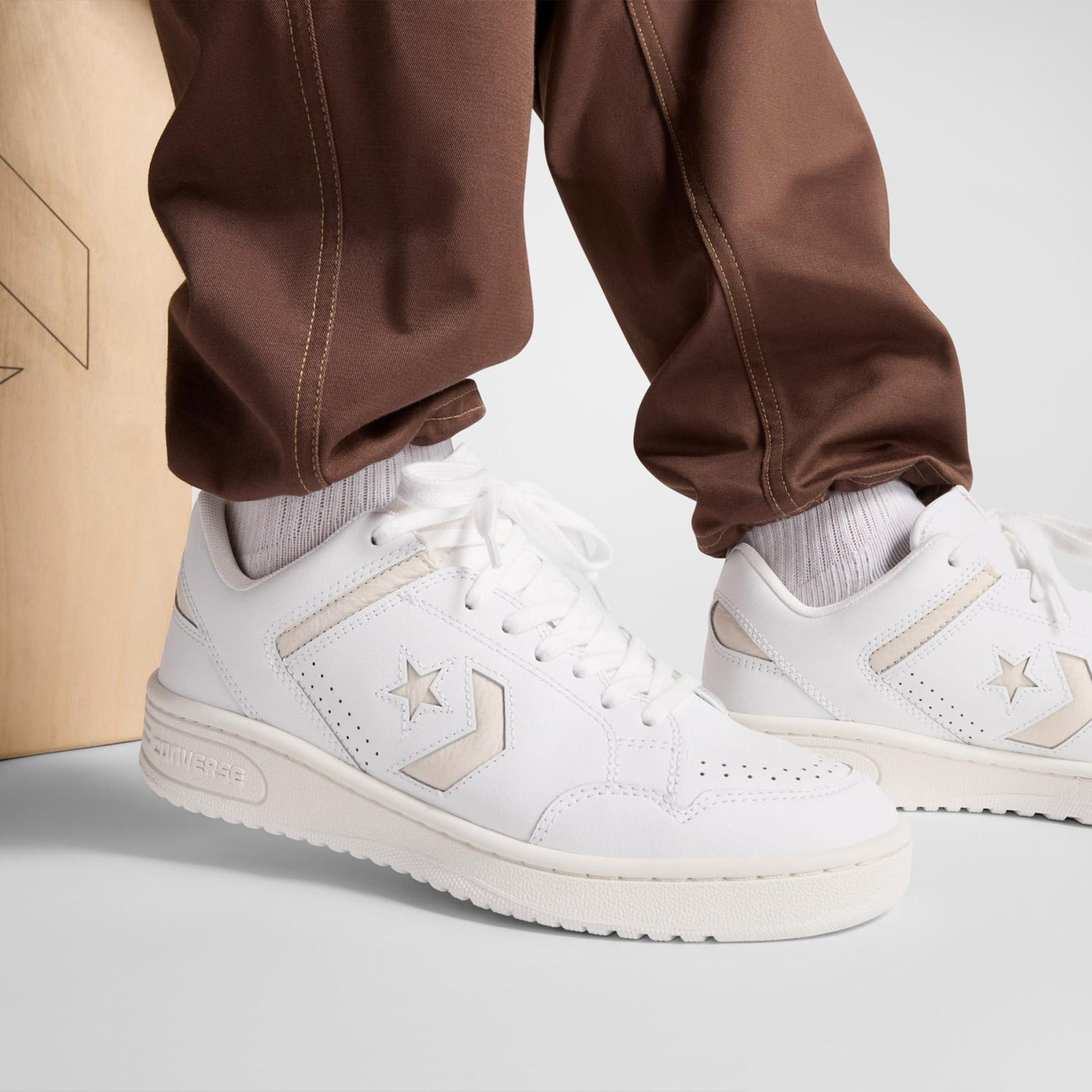 Converse CONS Weapon Unisex Beyaz Deri Sneaker