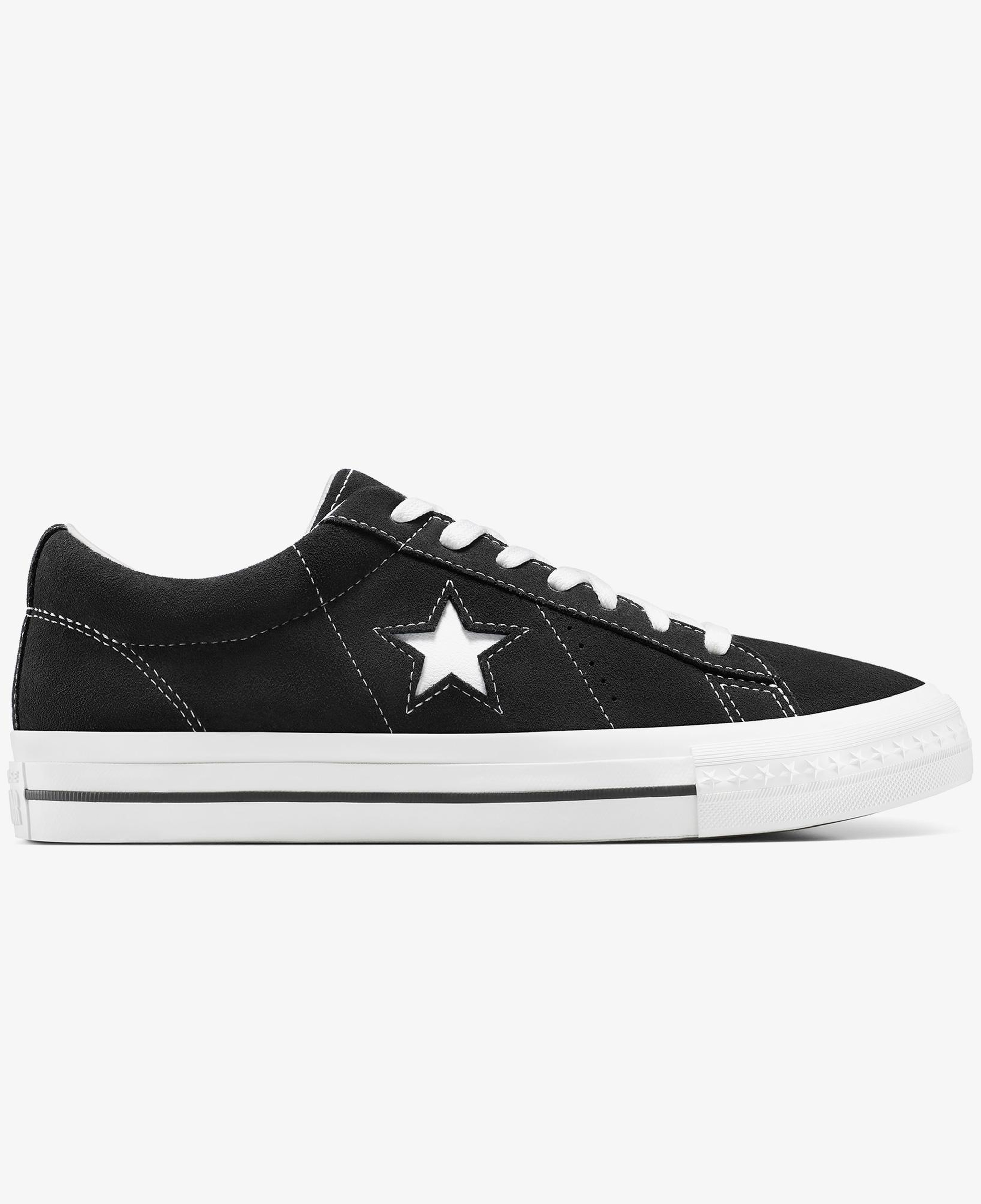 Converse One Star 95 Unisex Siyah Süet Sneaker
