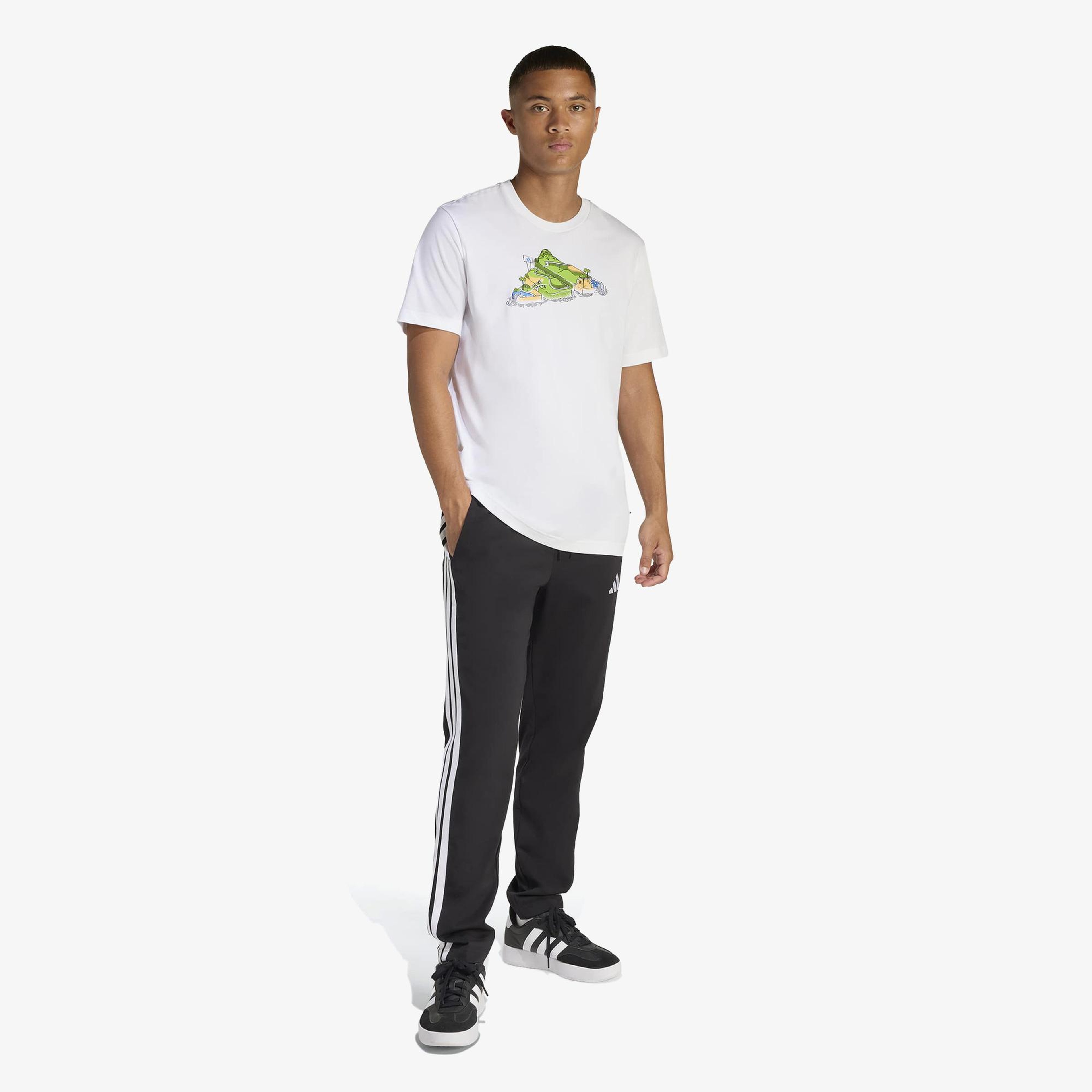 adidas Novelty Mini Erkek Beyaz T-Shirt