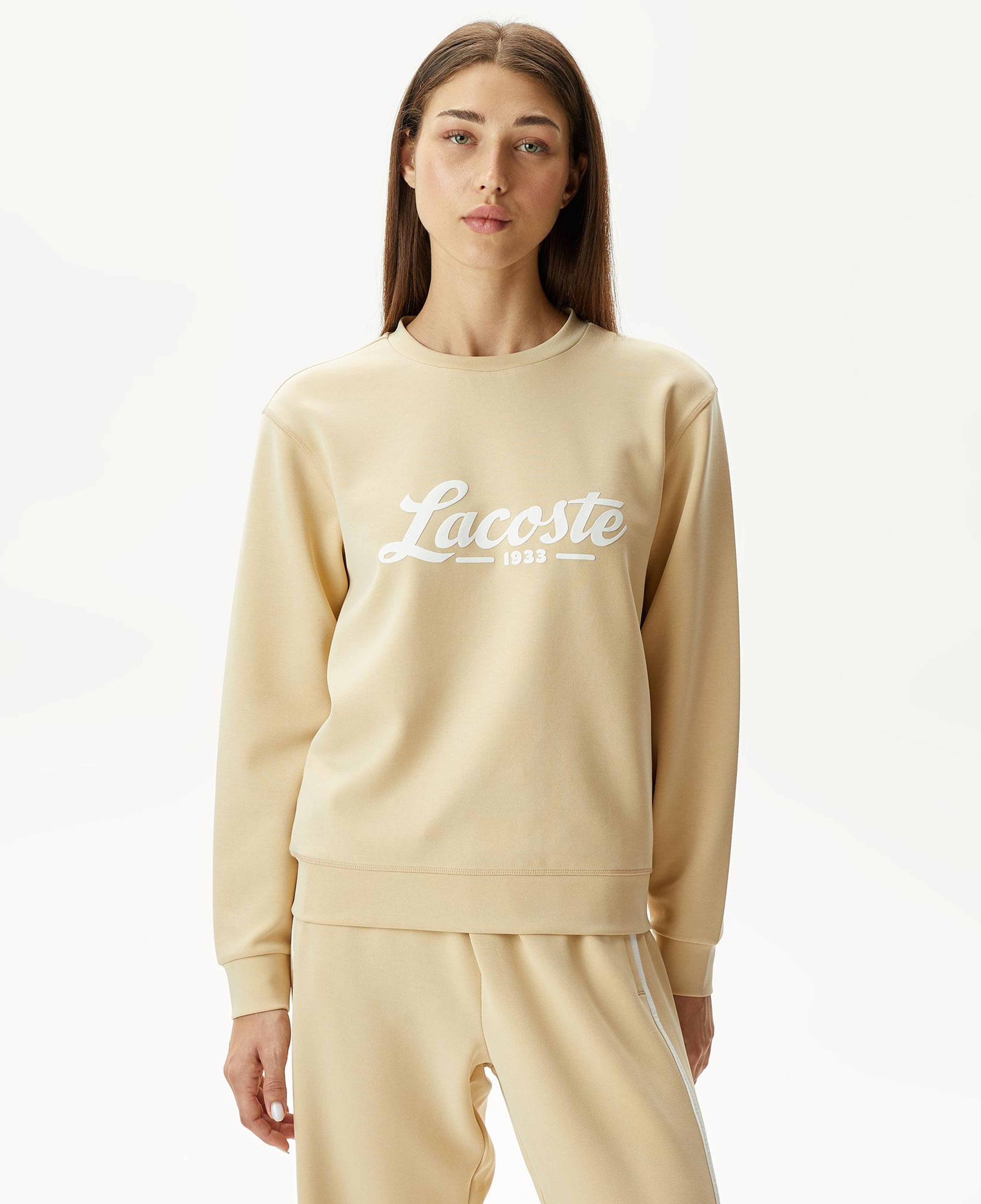 Lacoste Classic Kadın Bej Modal Karışımlı Eşofman Üstü