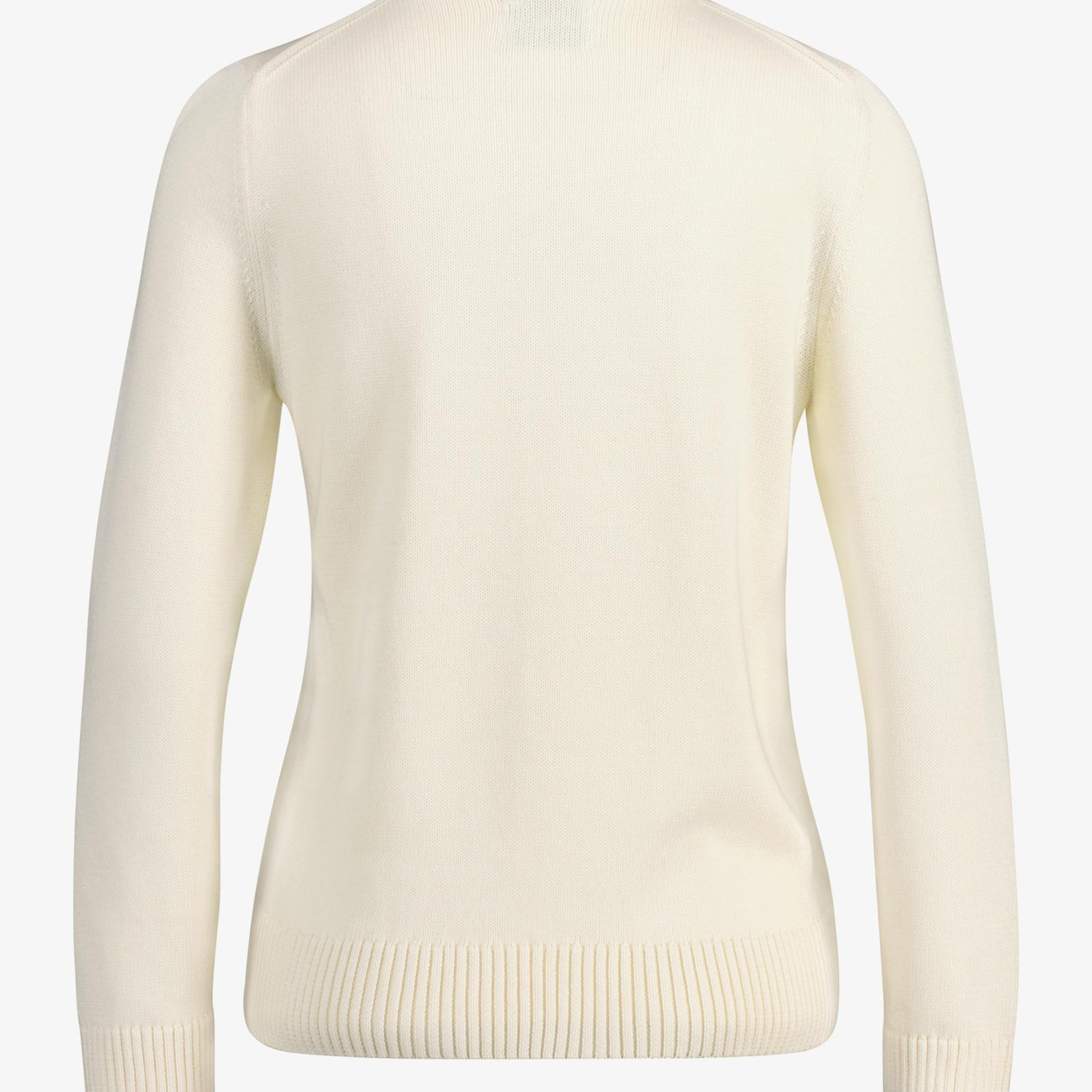 GANT Kadın Krem Regular Fit Bisiklet Yaka Triko Kazak