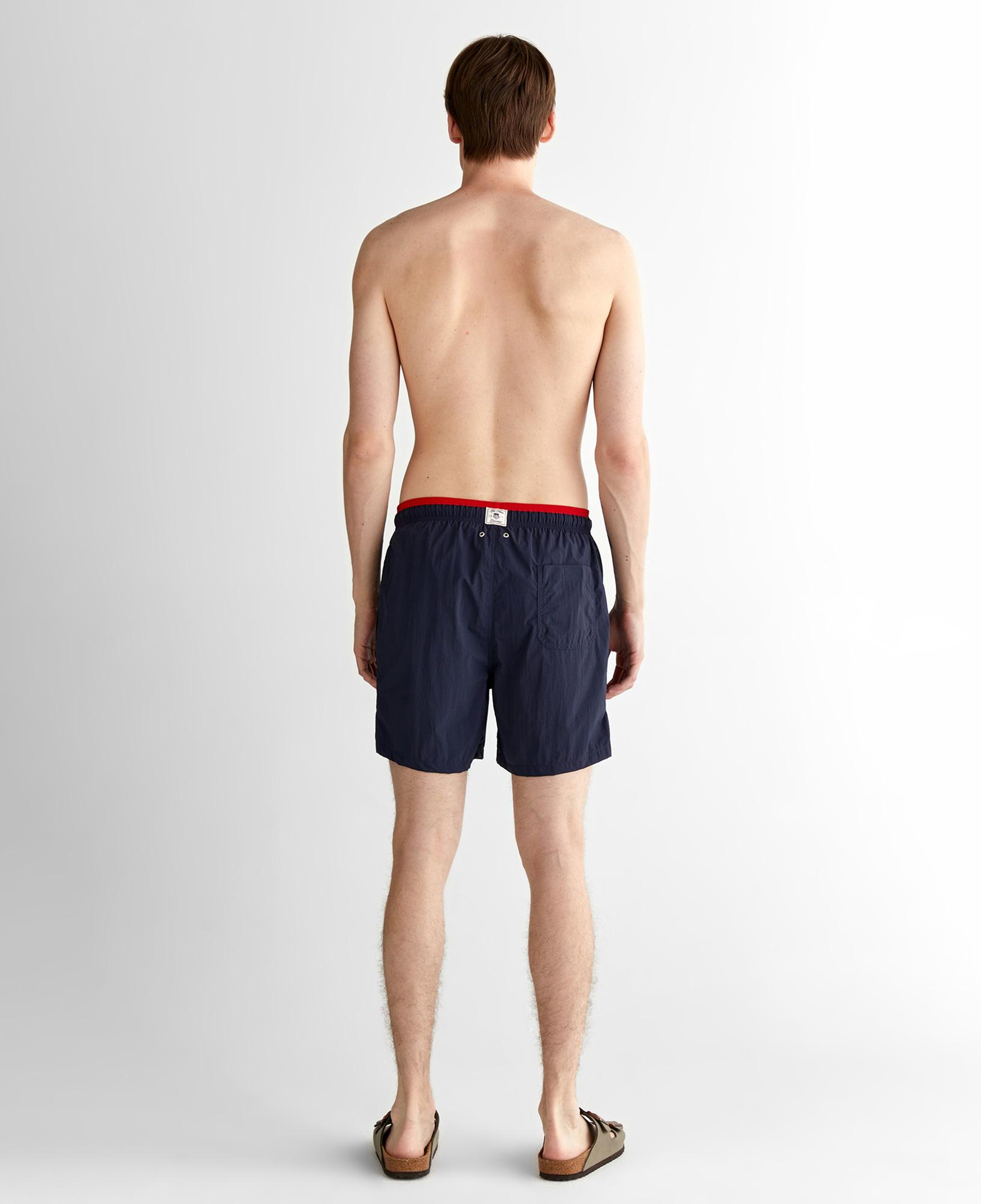 GANT Erkek Lacivert Regular Fit Logolu Deniz Şortu