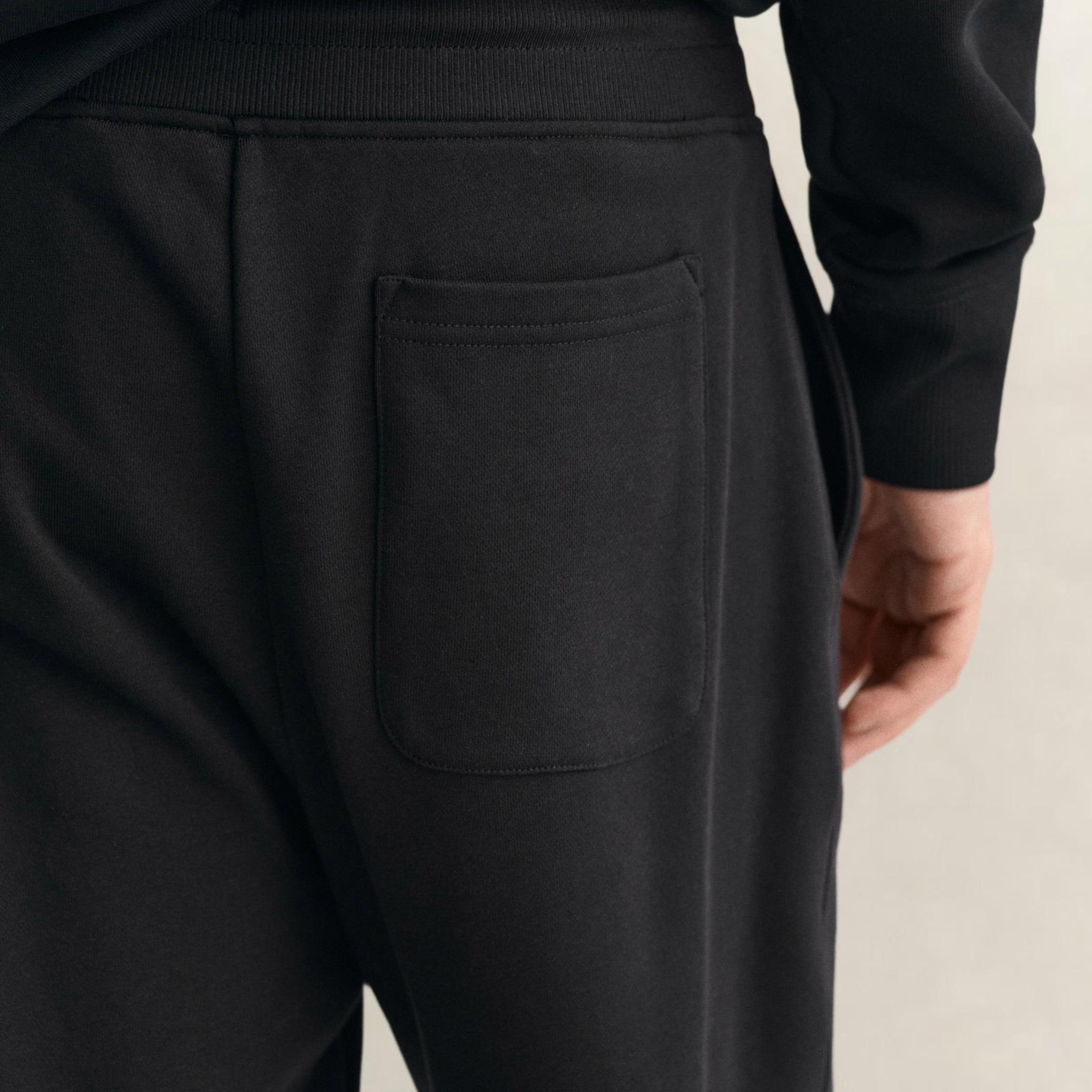 GANT Erkek Siyah Regular Fit Eşofman Altı