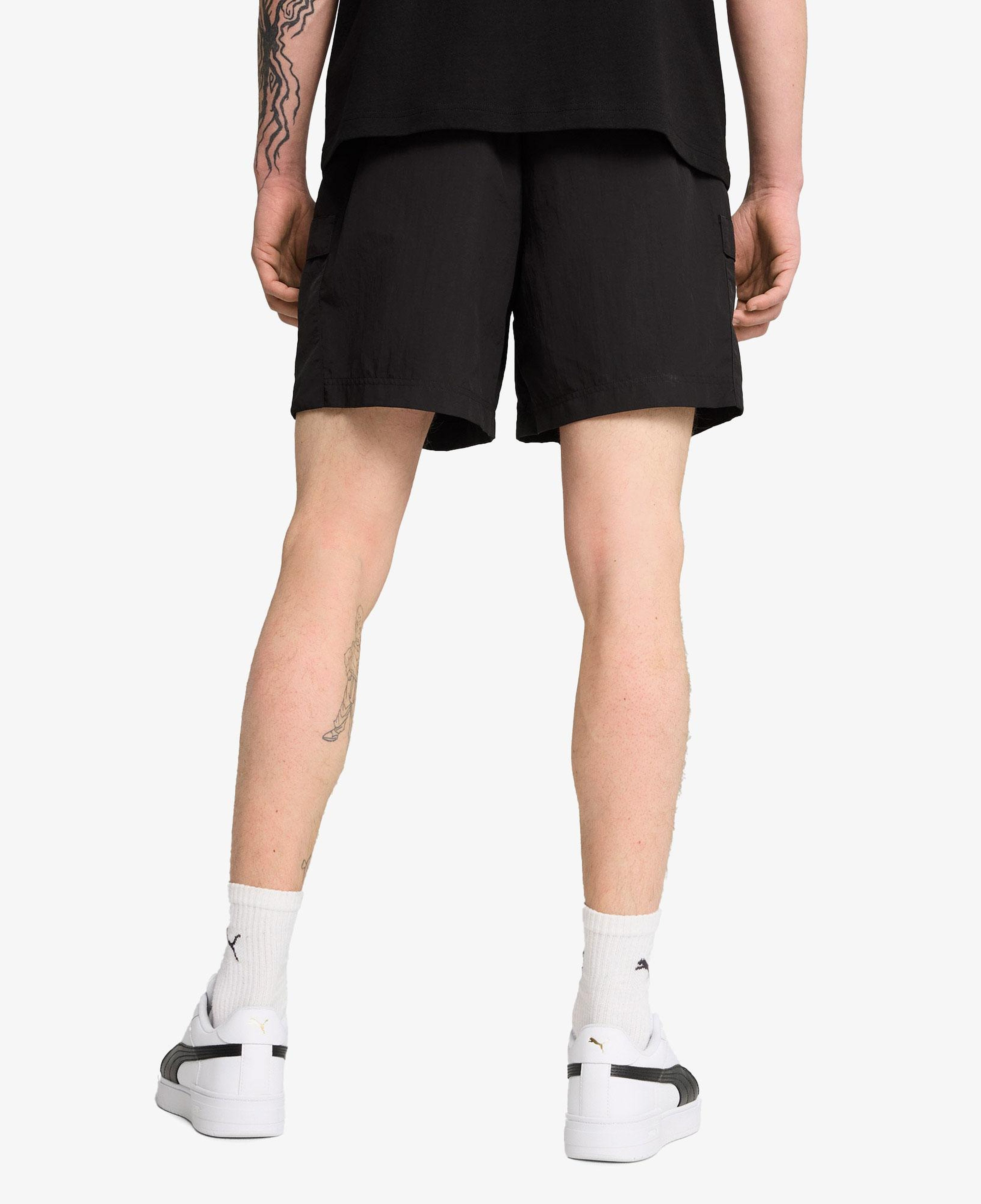 Puma Wardrobe Essentials Relaxed Cargo Unisex Siyah Şort
