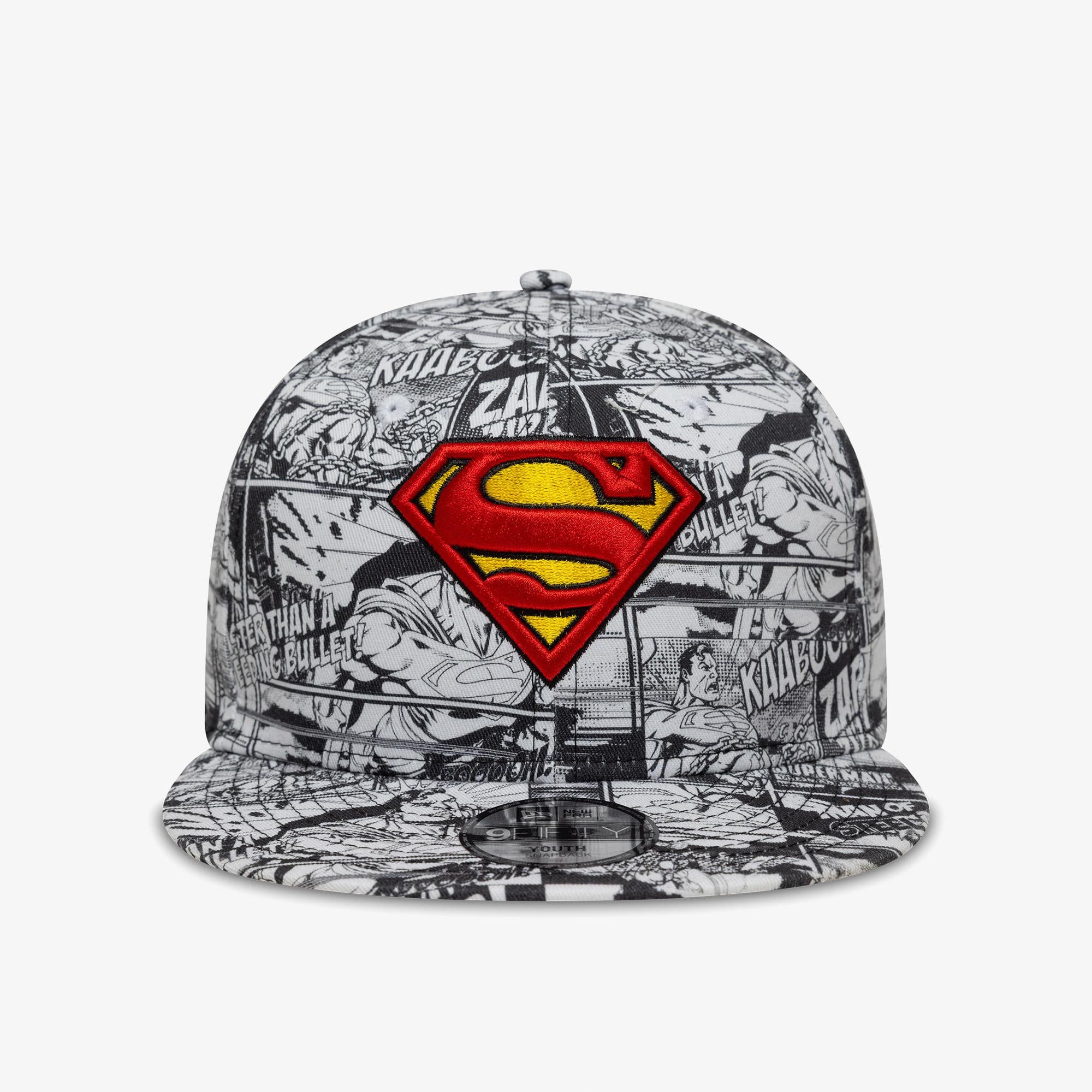 New Era DC Superman Çocuk Beyaz Şapka