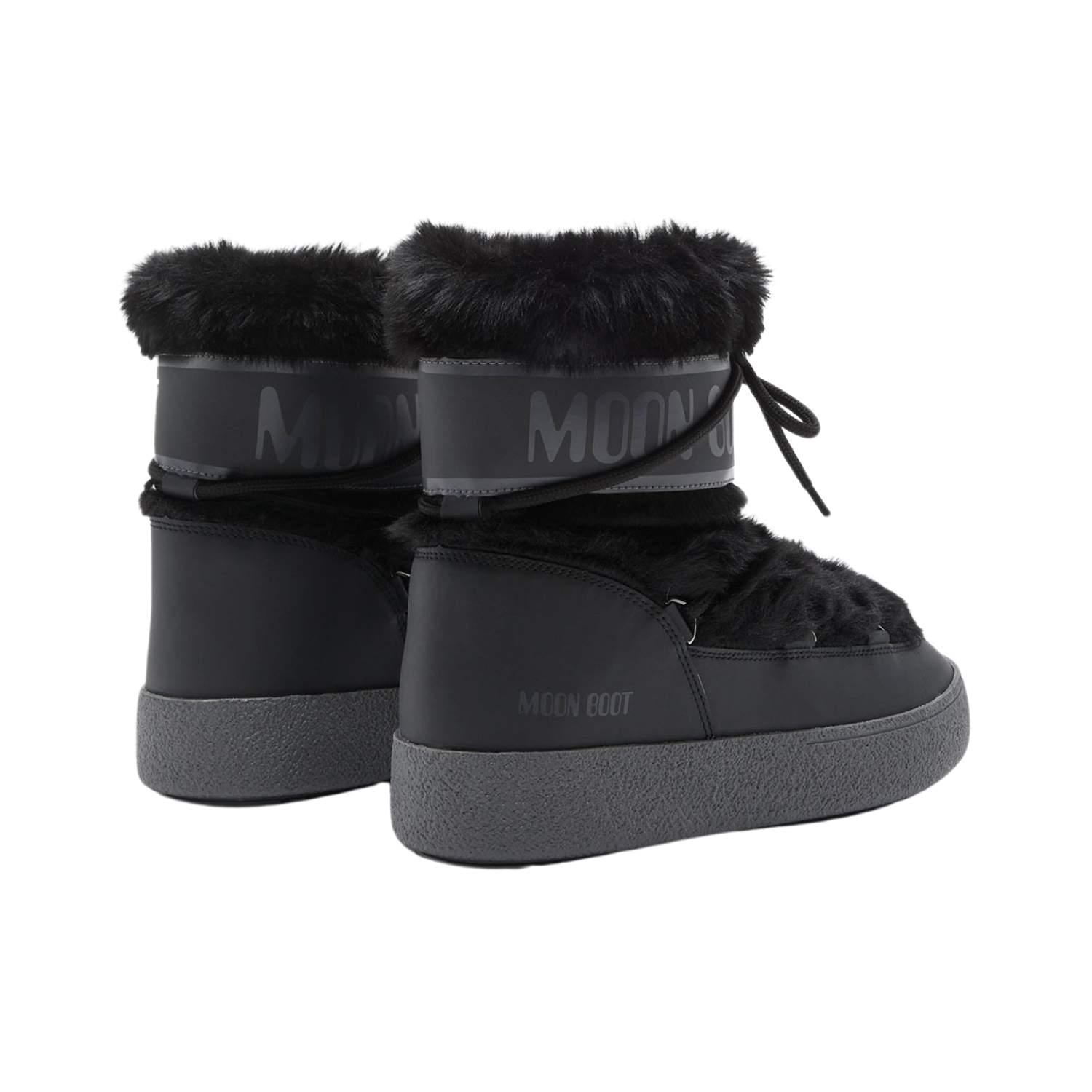 Moon Boot Mb Ltrack Faux Fur Waterproof Kadın Siyah Kar Botu